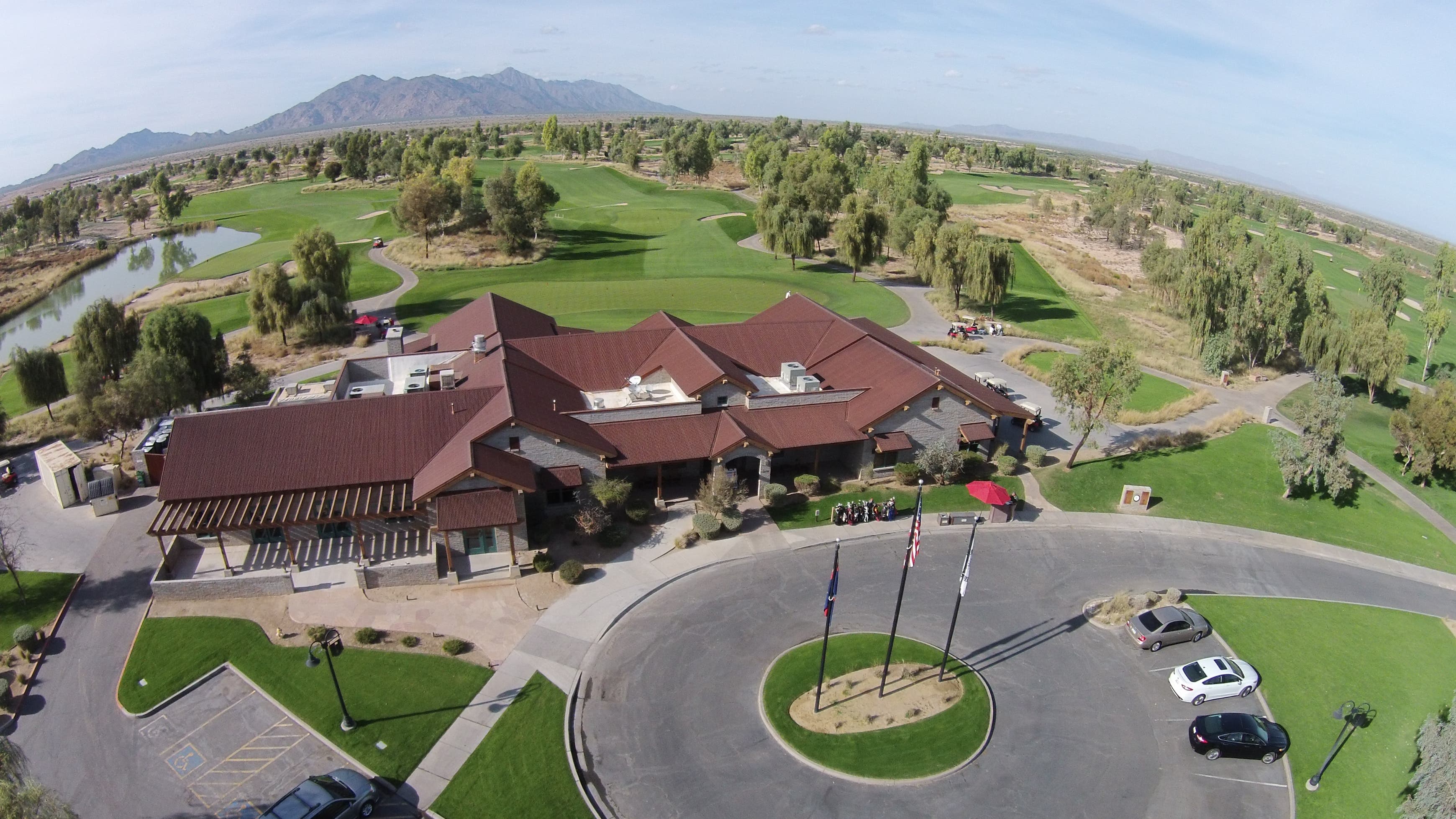 Landscape putting greens and fairway photo of the Ak-Chin Southern Dunes Golf Club golf course