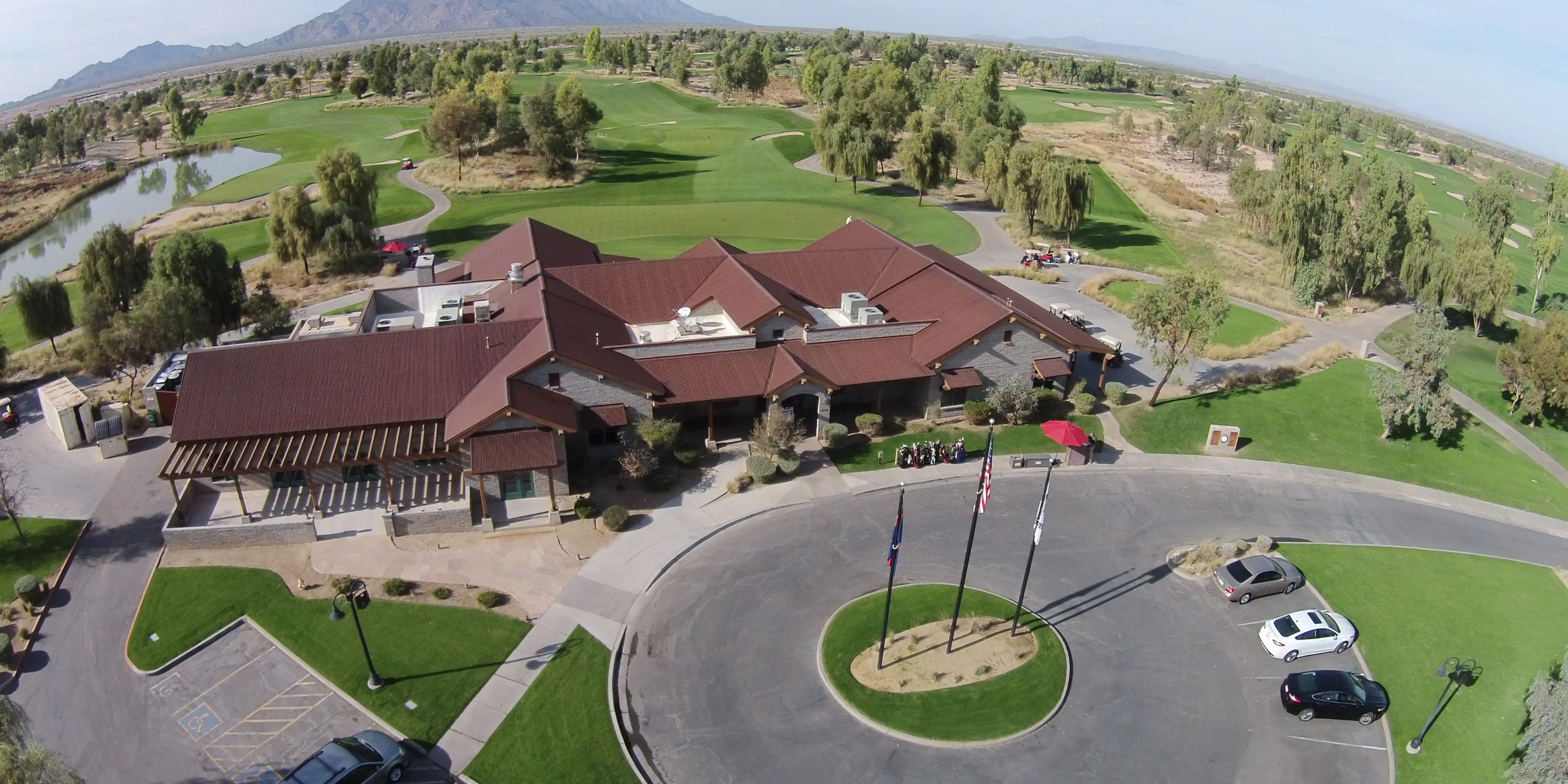 Landscape putting greens and fairway photo of the Ak-Chin Southern Dunes Golf Club golf course