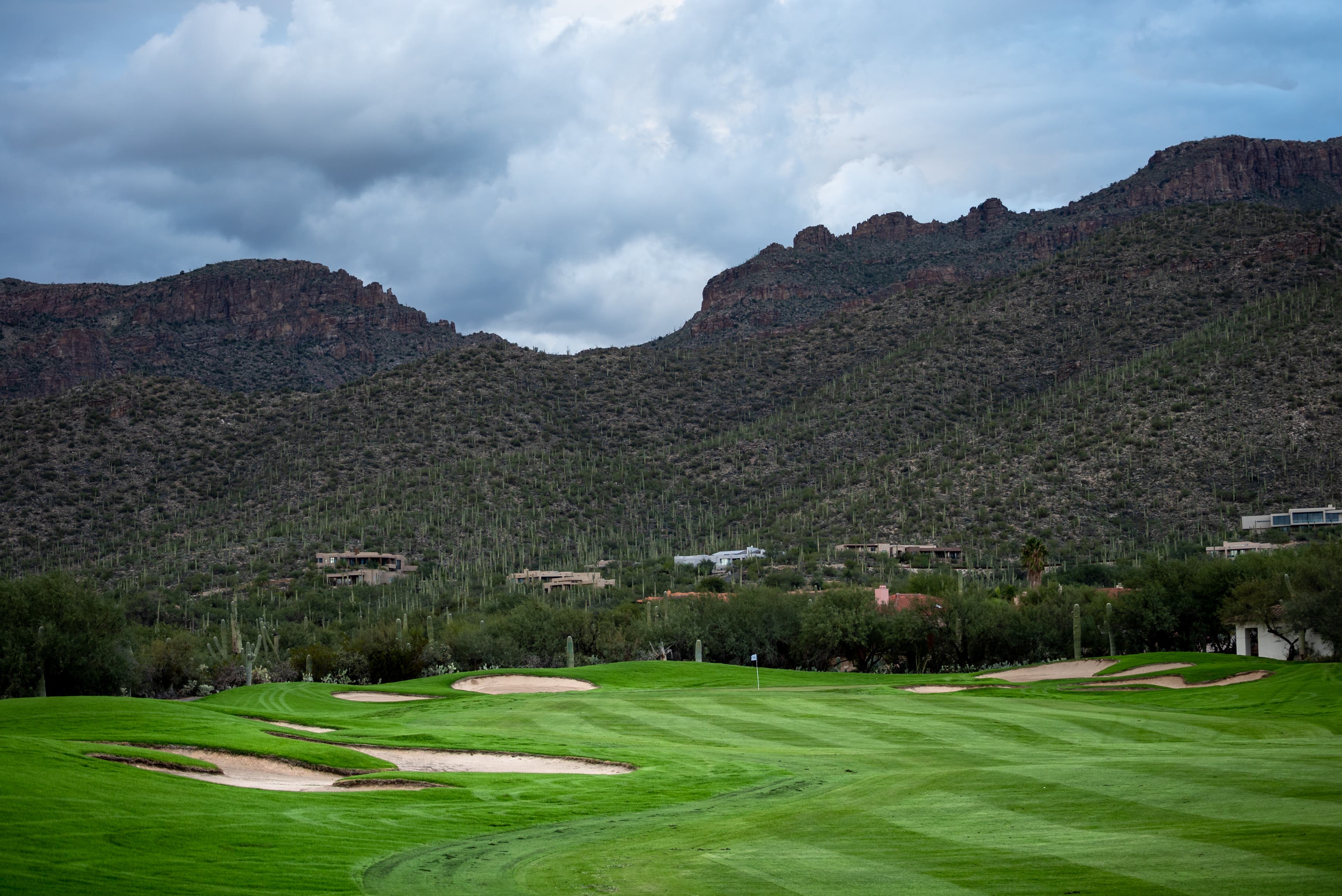 Landscape putting greens and fairway photo of the Arizona National Golf Club golf course