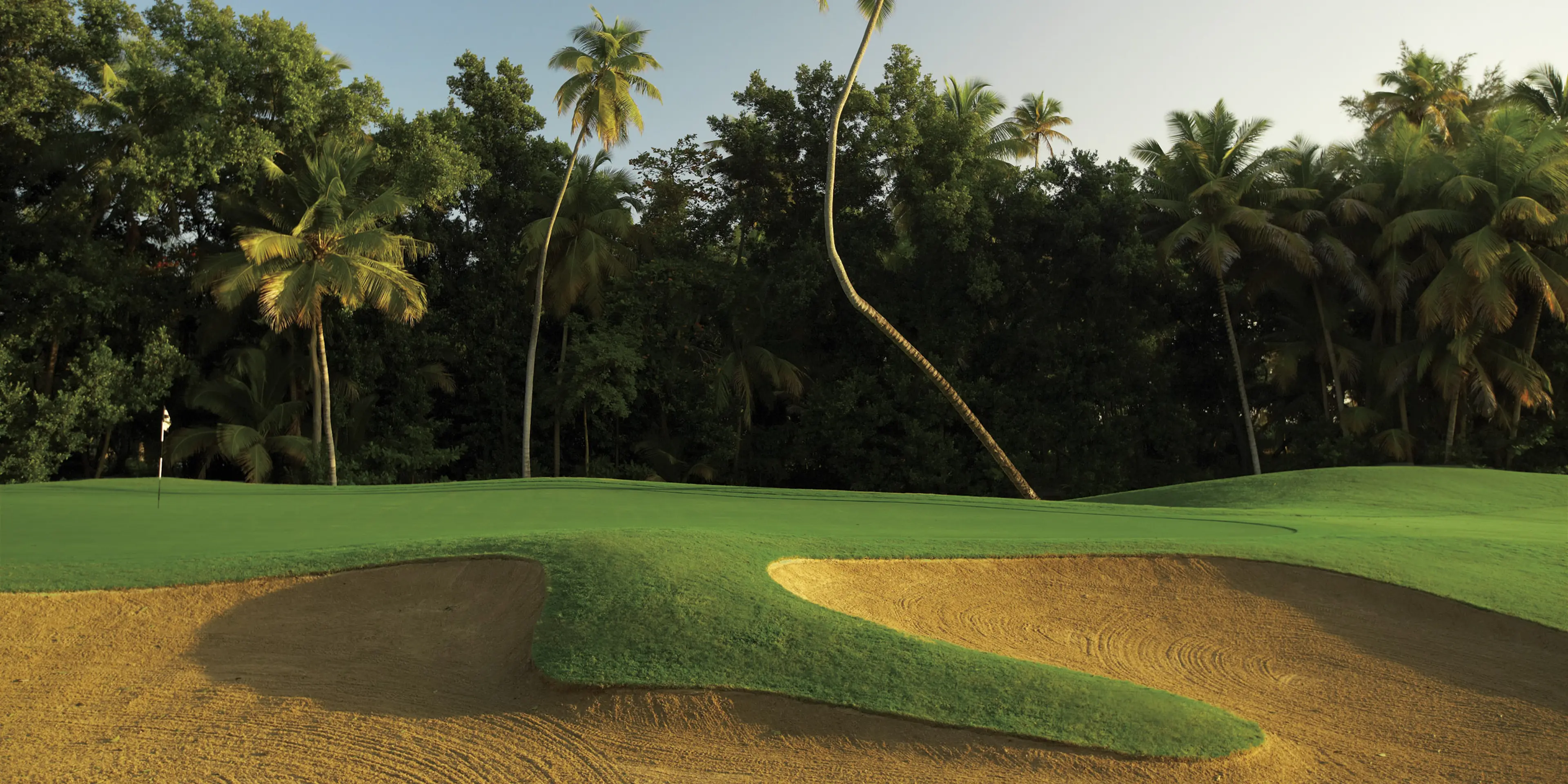 Landscape putting greens and fairway photo of the Bahia Beach Resort & Golf Club golf course