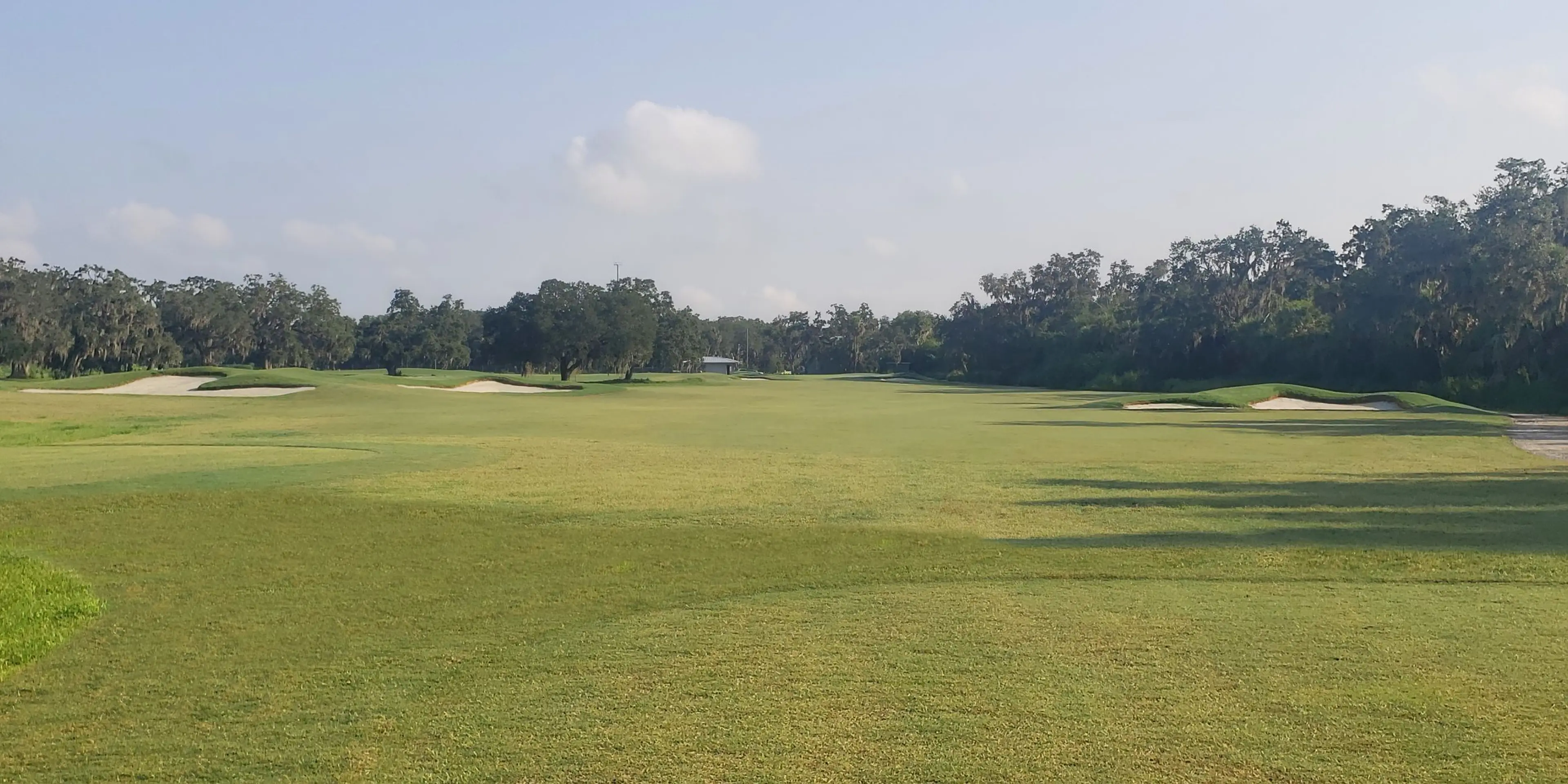 Landscape putting greens and fairway photo of the Bobby Jones Golf Club golf course