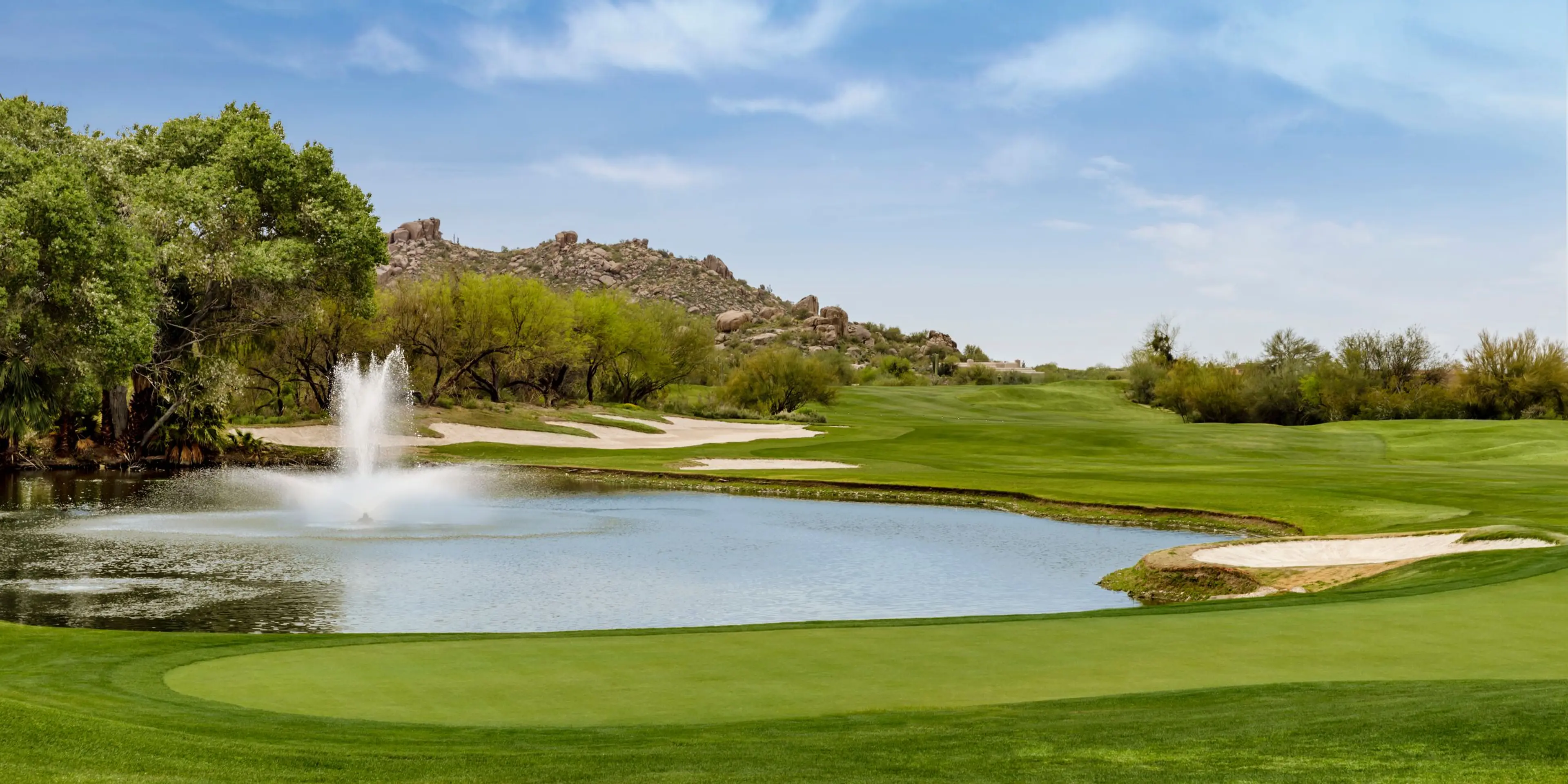 Landscape putting greens and fairway photo of the Boulders Resort & Spa Scottsdale golf course