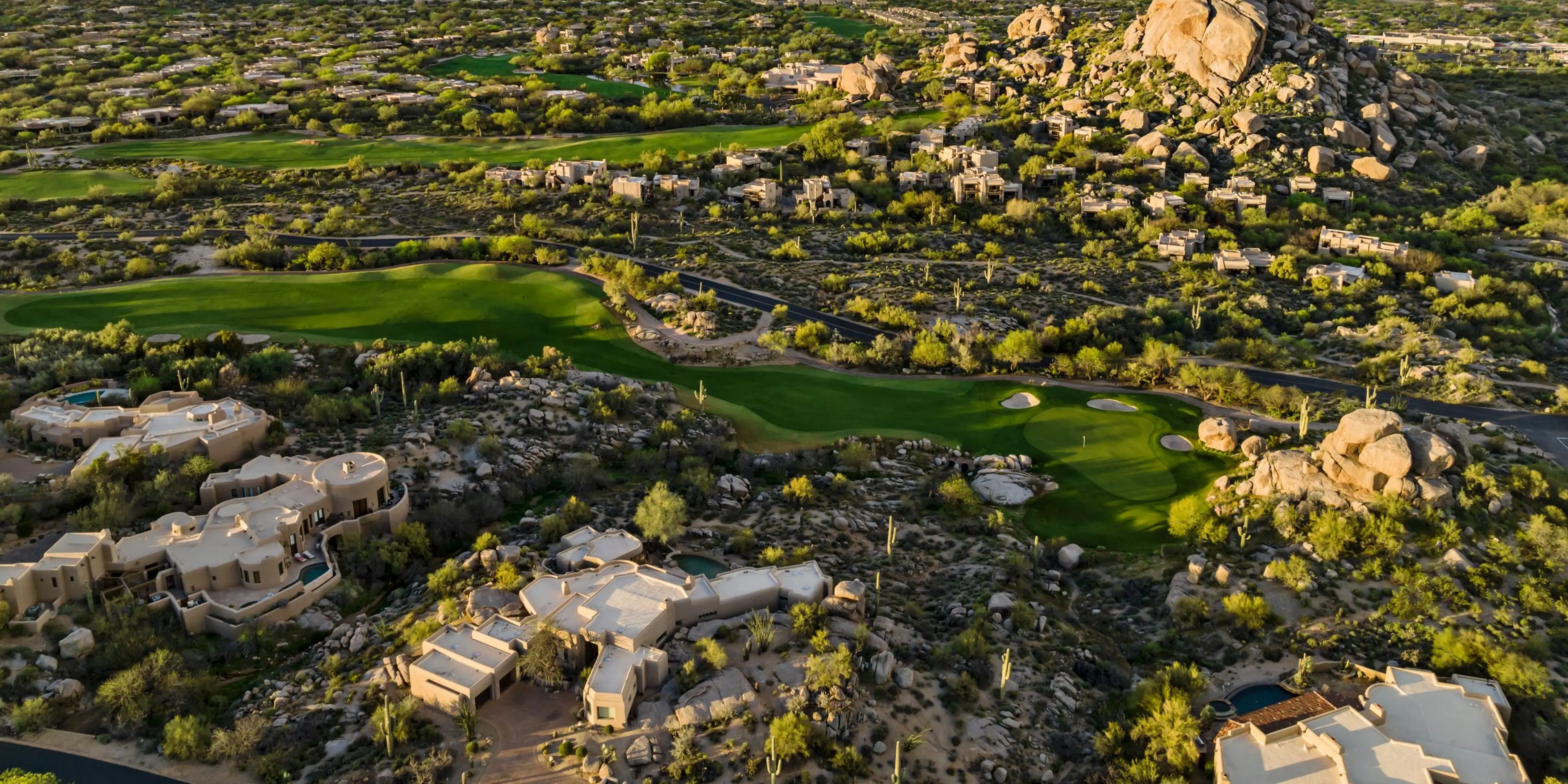 Landscape putting greens and fairway photo of the Boulders Resort & Spa Scottsdale golf course