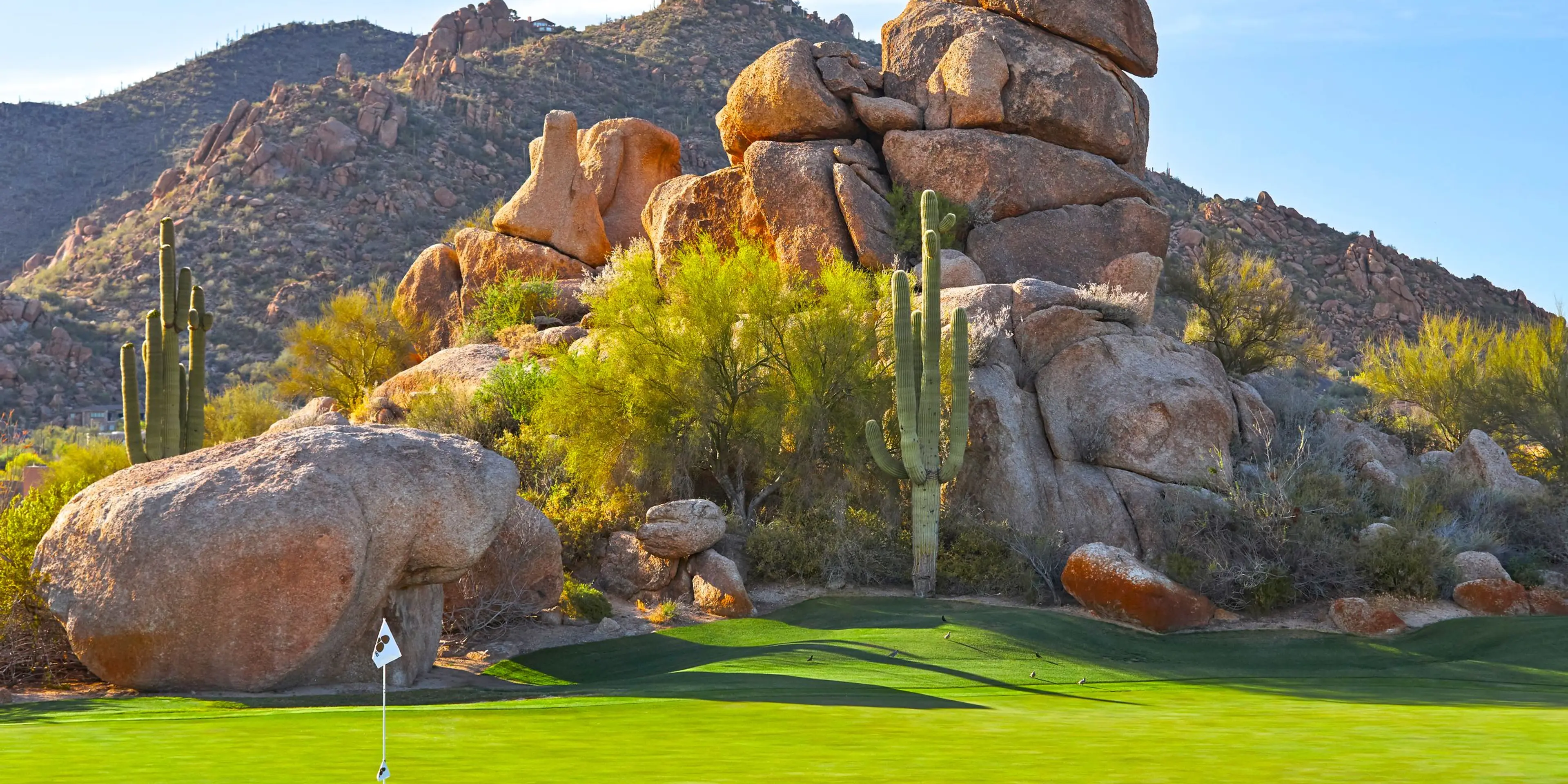 Landscape putting greens and fairway photo of the Boulders Resort & Spa Scottsdale golf course