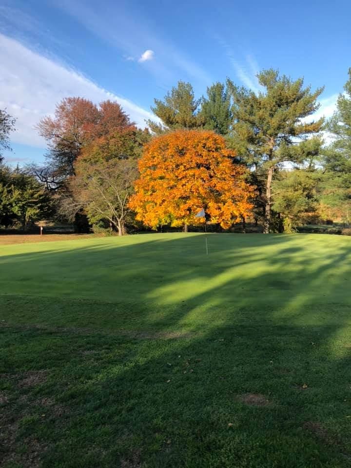 Landscape putting greens and fairway photo of the Bowie Golf Club  golf course