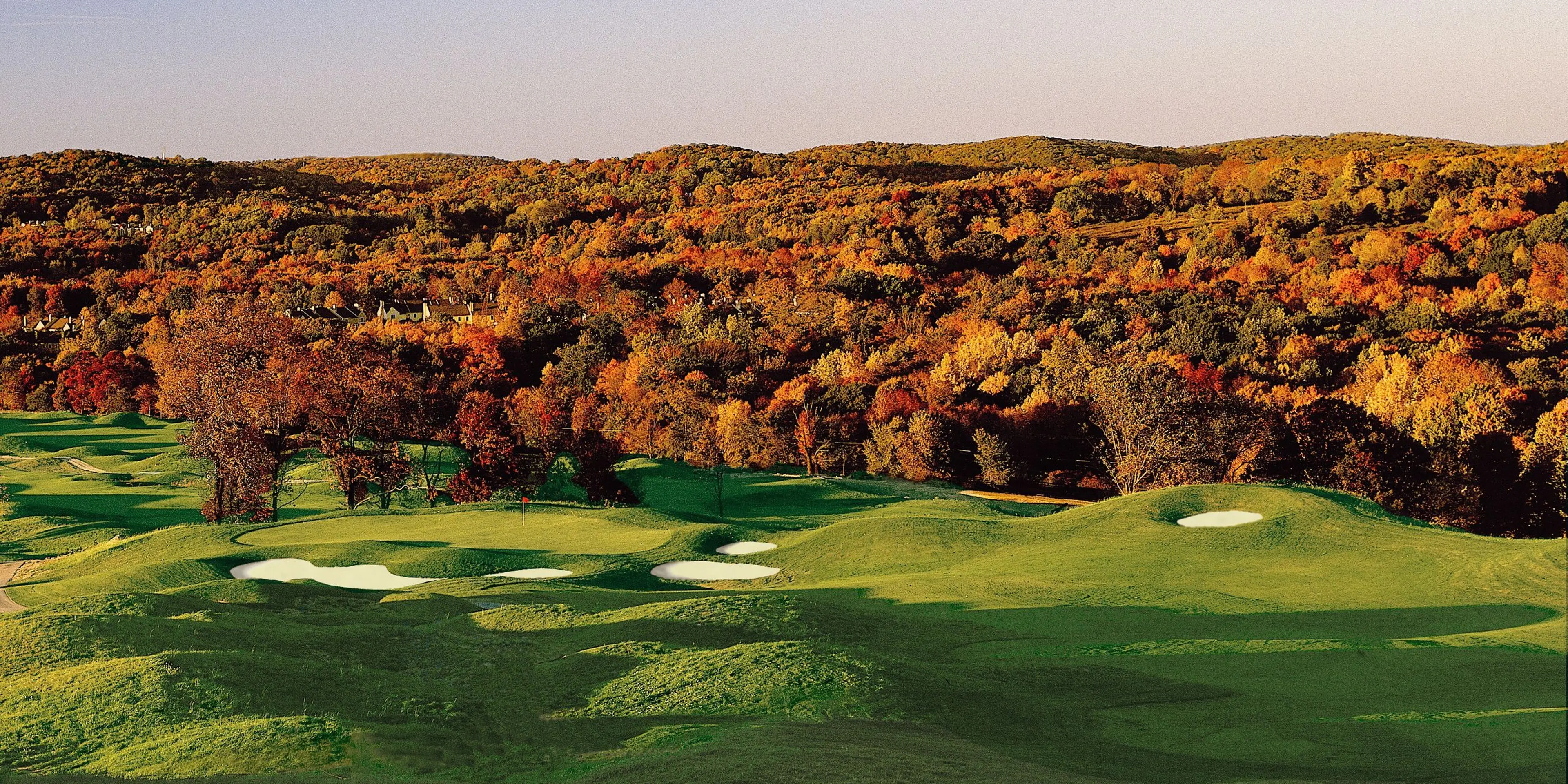 Landscape putting greens and fairway photo of the Centennial Golf Club golf course