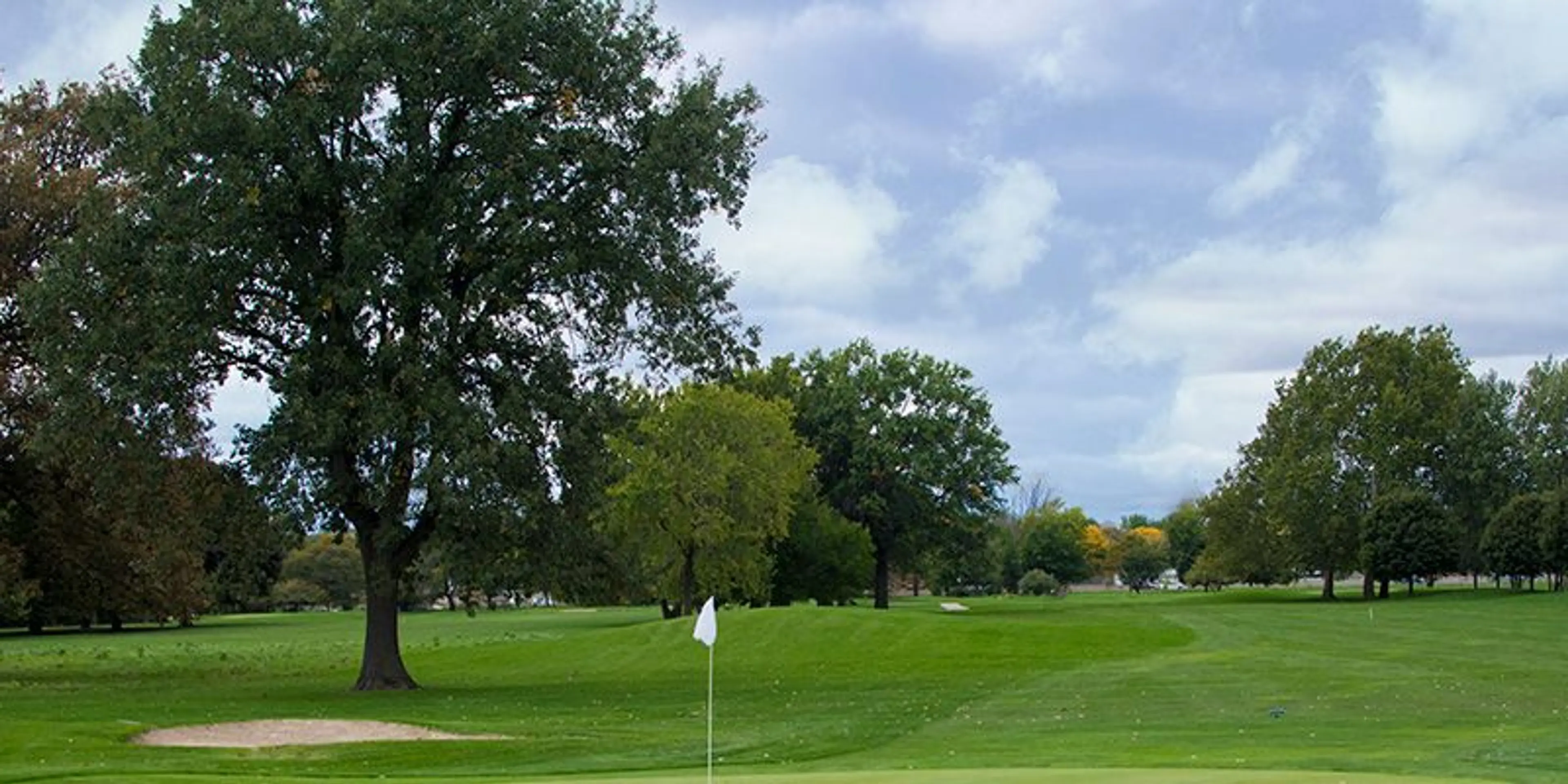 Landscape putting greens and fairway photo of the Chandler Park Golf Course golf course