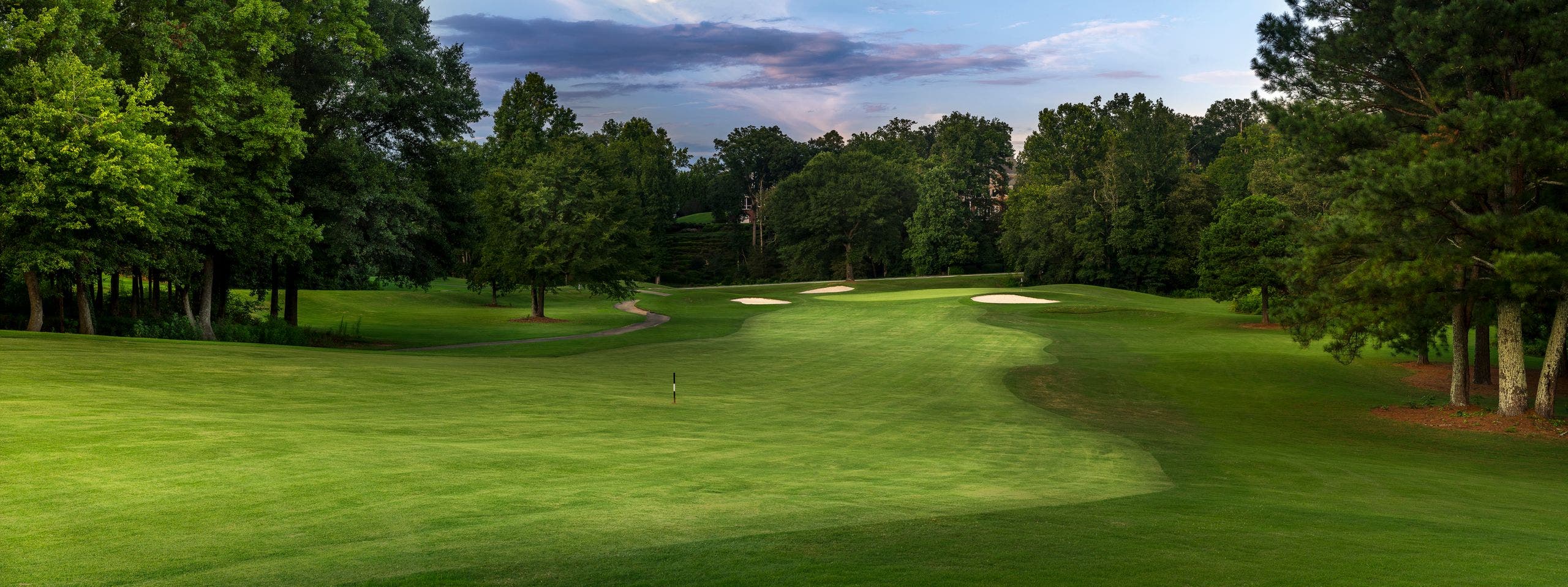 Landscape putting greens and fairway photo of the Chateau Elan Golf Club golf course