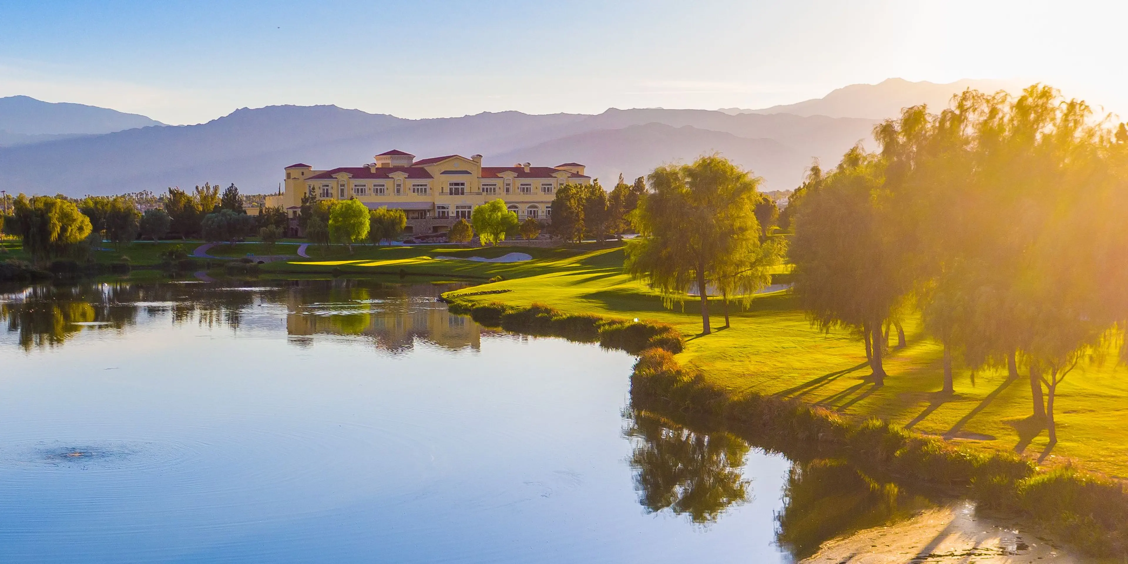 Landscape putting greens and fairway photo of the Classic Club golf course
