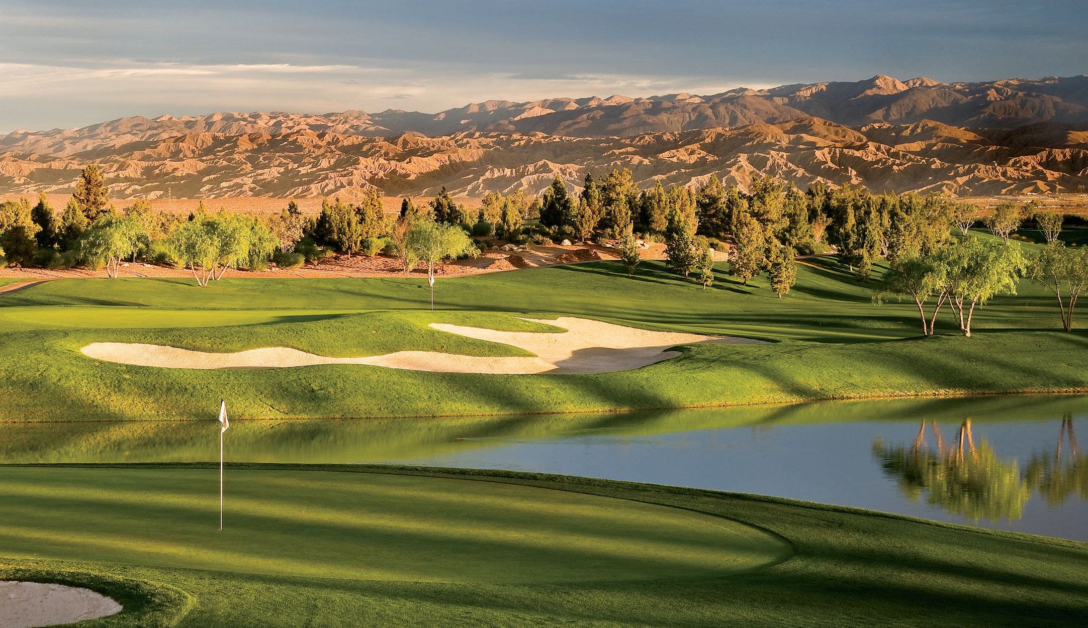 Landscape putting greens and fairway photo of the Classic Club golf course