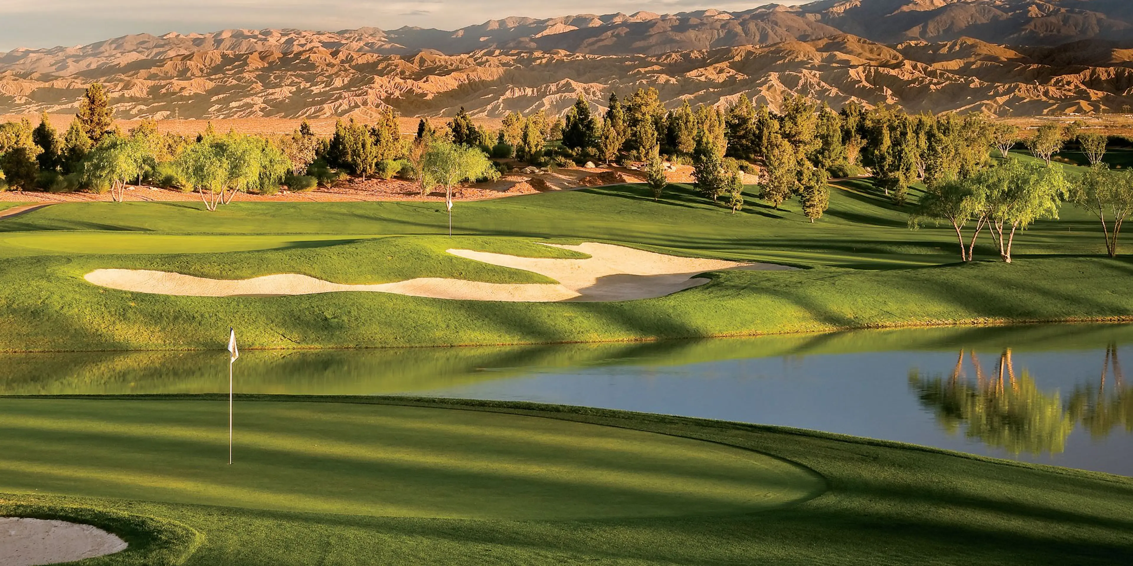 Landscape putting greens and fairway photo of the Classic Club golf course