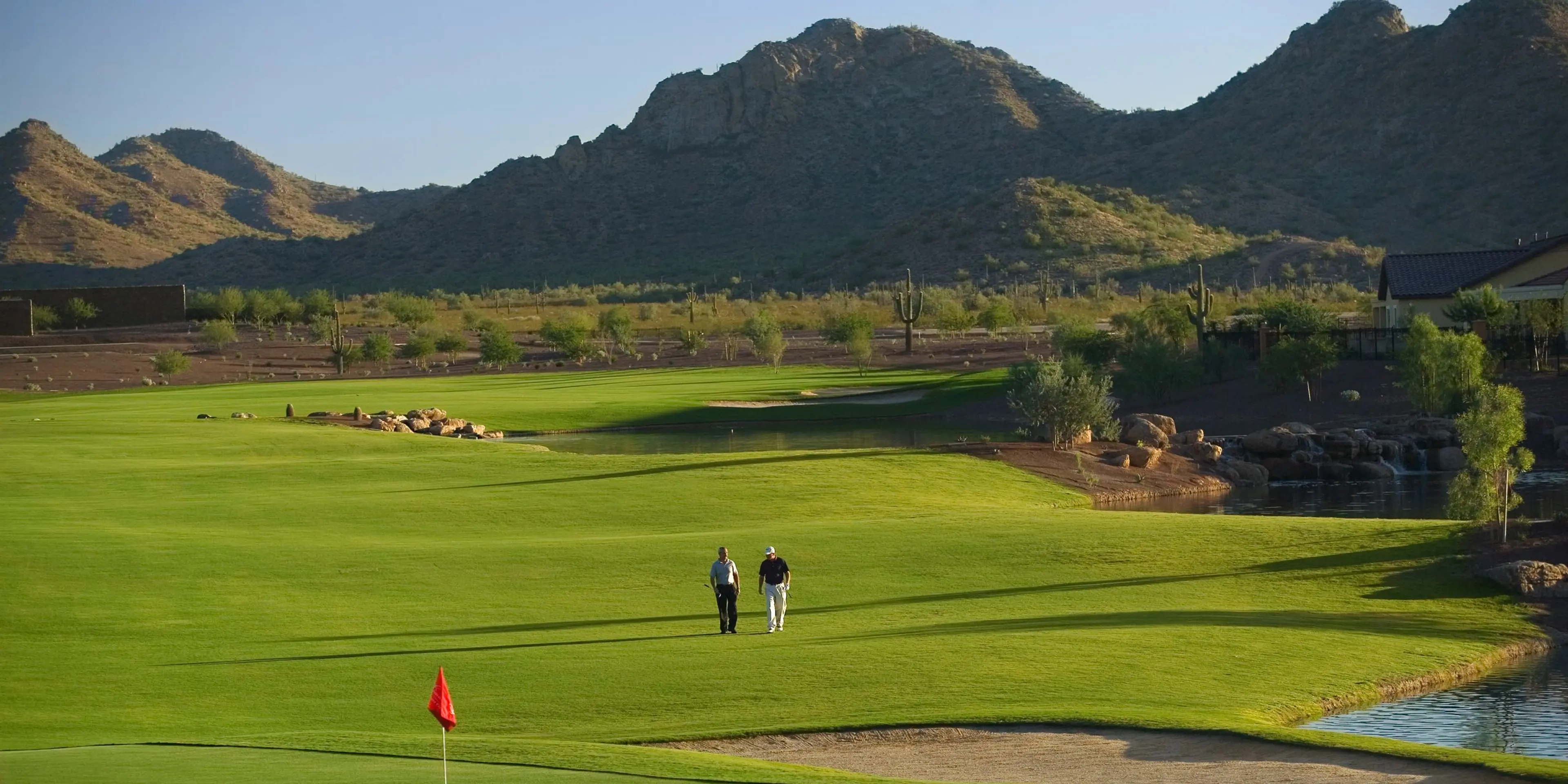 Landscape putting greens and fairway photo of the Copper Canyon Golf Club golf course