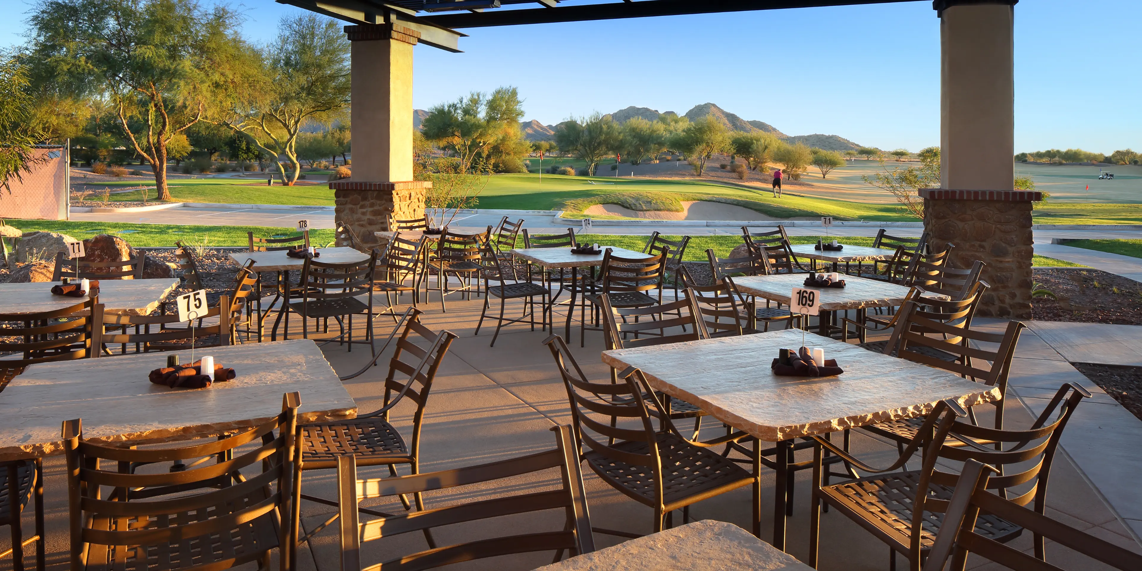 Landscape putting greens and fairway photo of the Copper Canyon Golf Club golf course