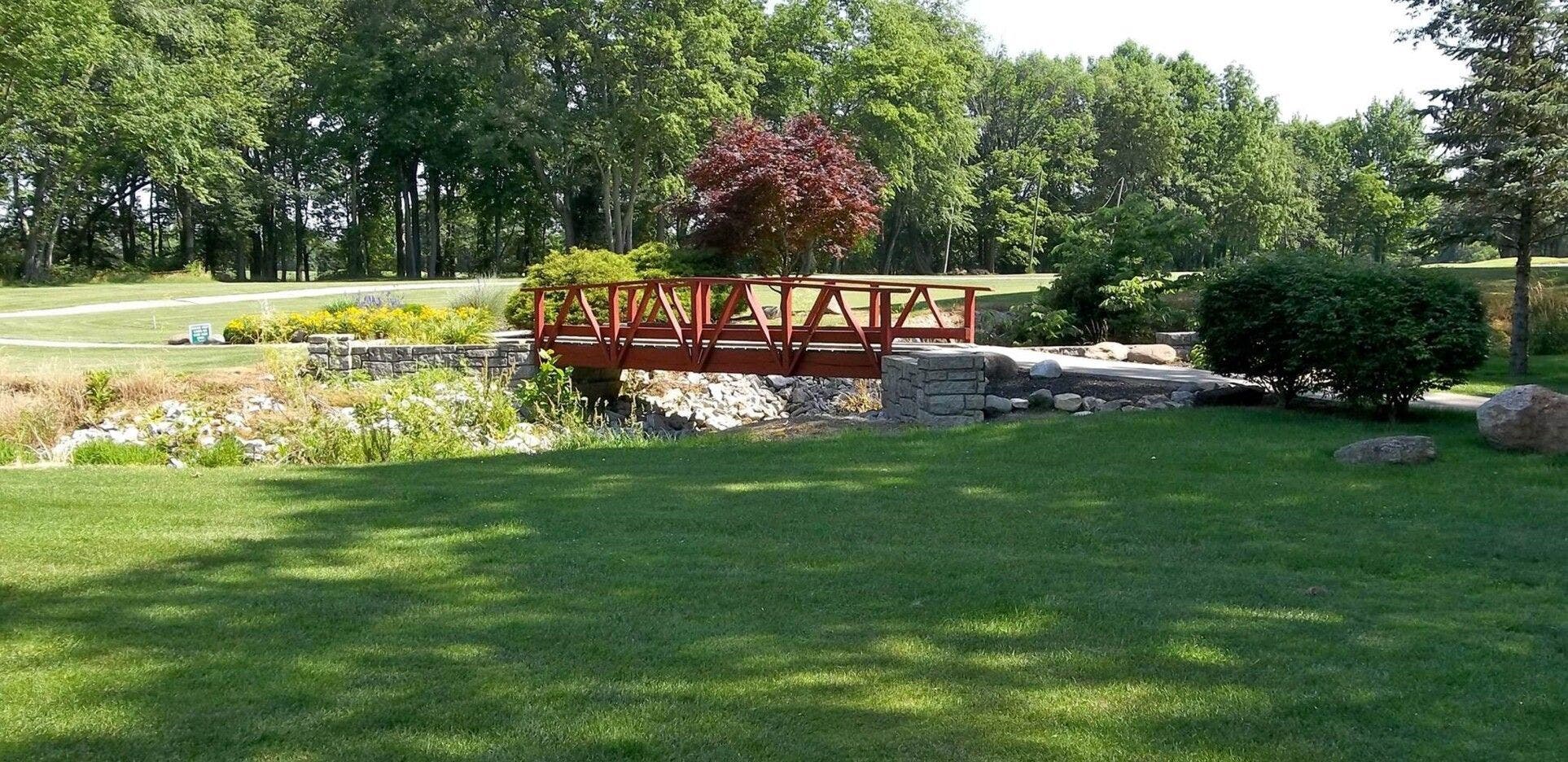 Landscape putting greens and fairway photo of the Crawfordsville Municipal Golf Course golf course
