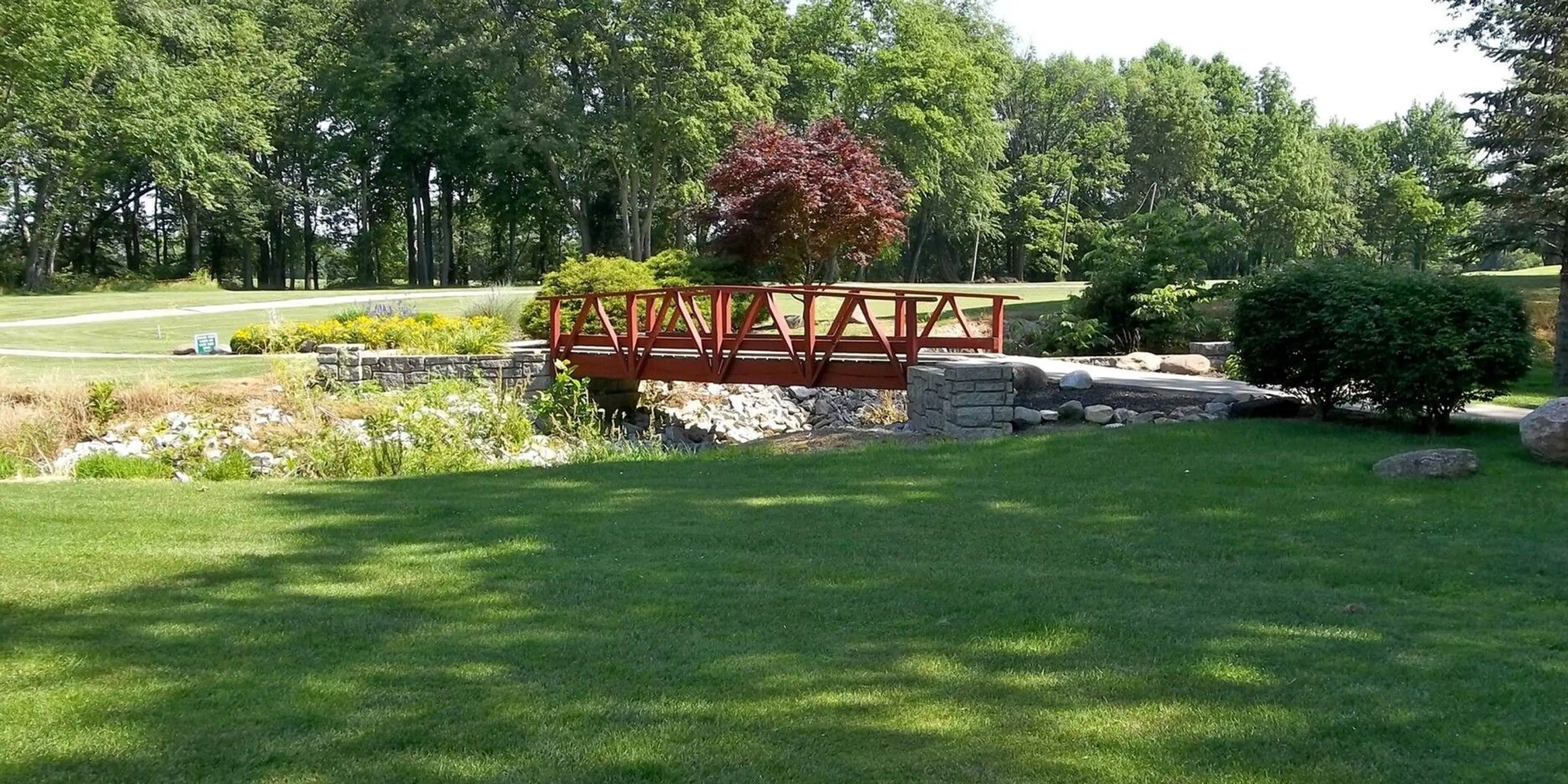 Landscape putting greens and fairway photo of the Crawfordsville Municipal Golf Course golf course