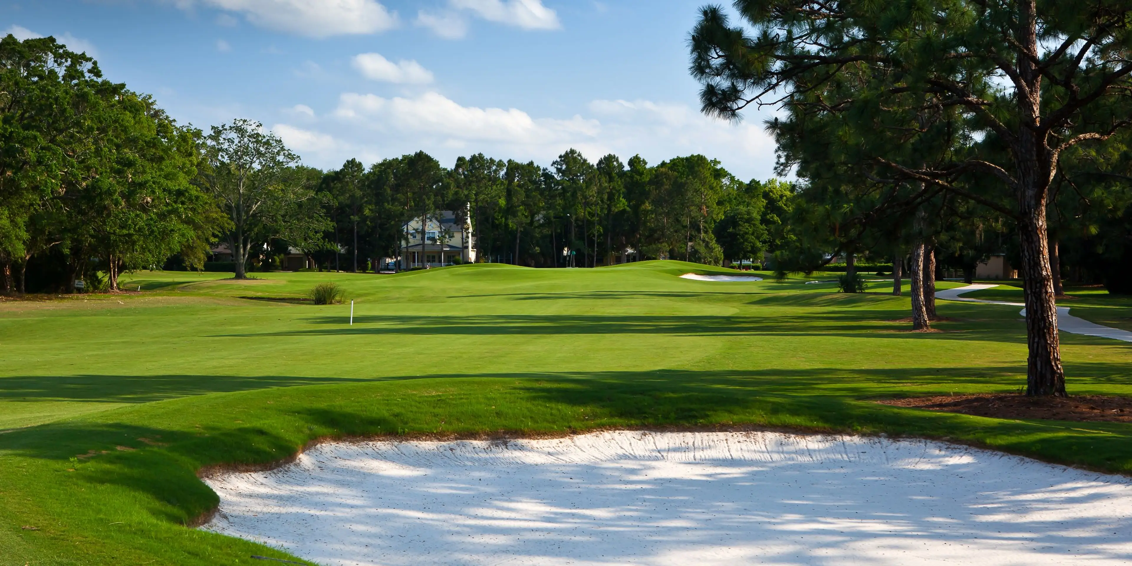 Landscape putting greens and fairway photo of the Dubsdread Golf Course golf course