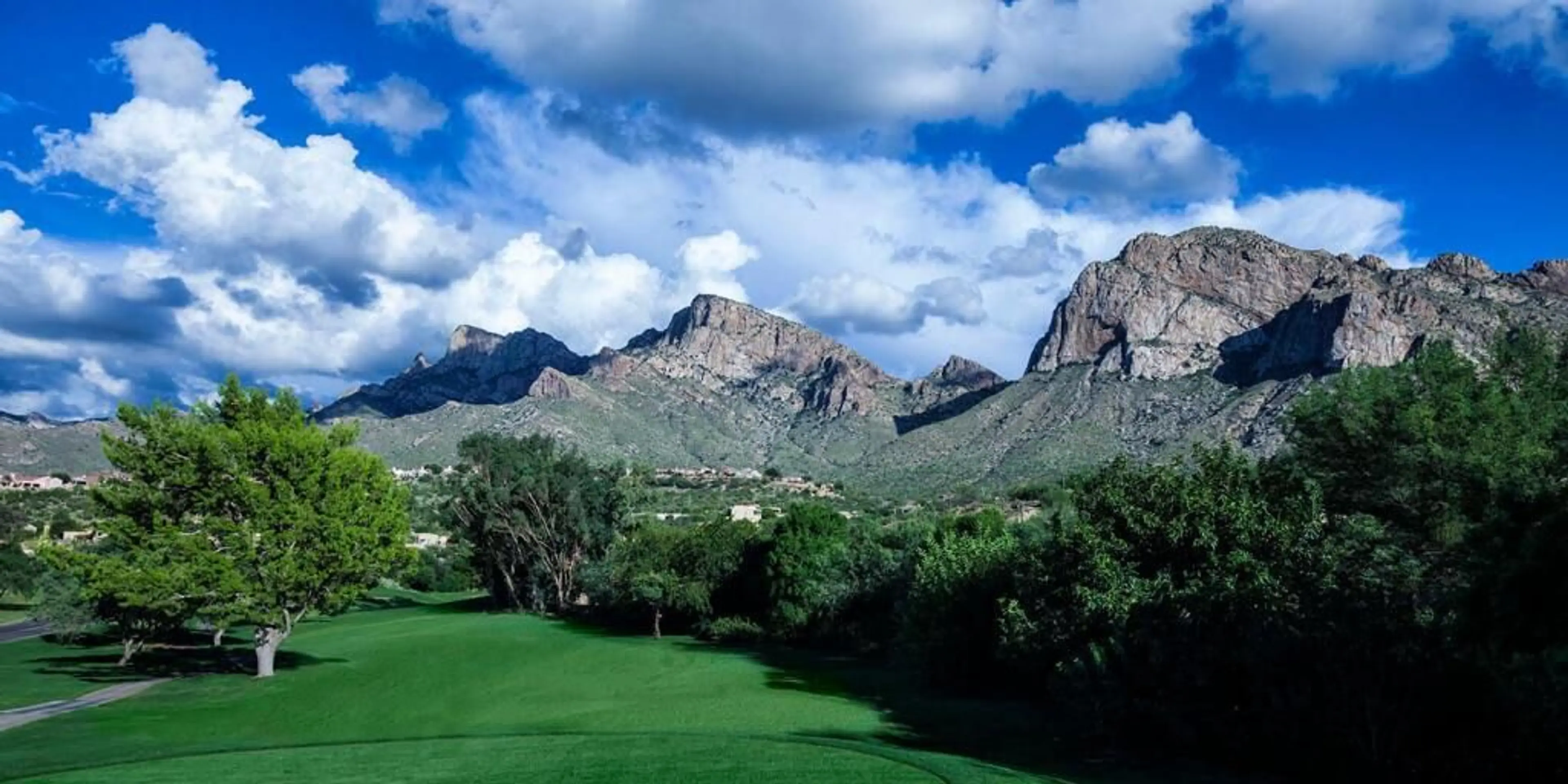 Landscape putting greens and fairway photo of the El Conquistador Golf Club golf course