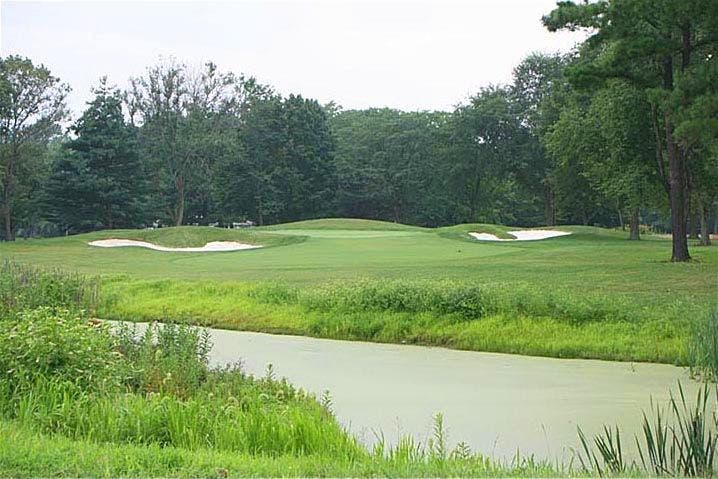 Landscape putting greens and fairway photo of the Garrisons Lake Golf Club  golf course