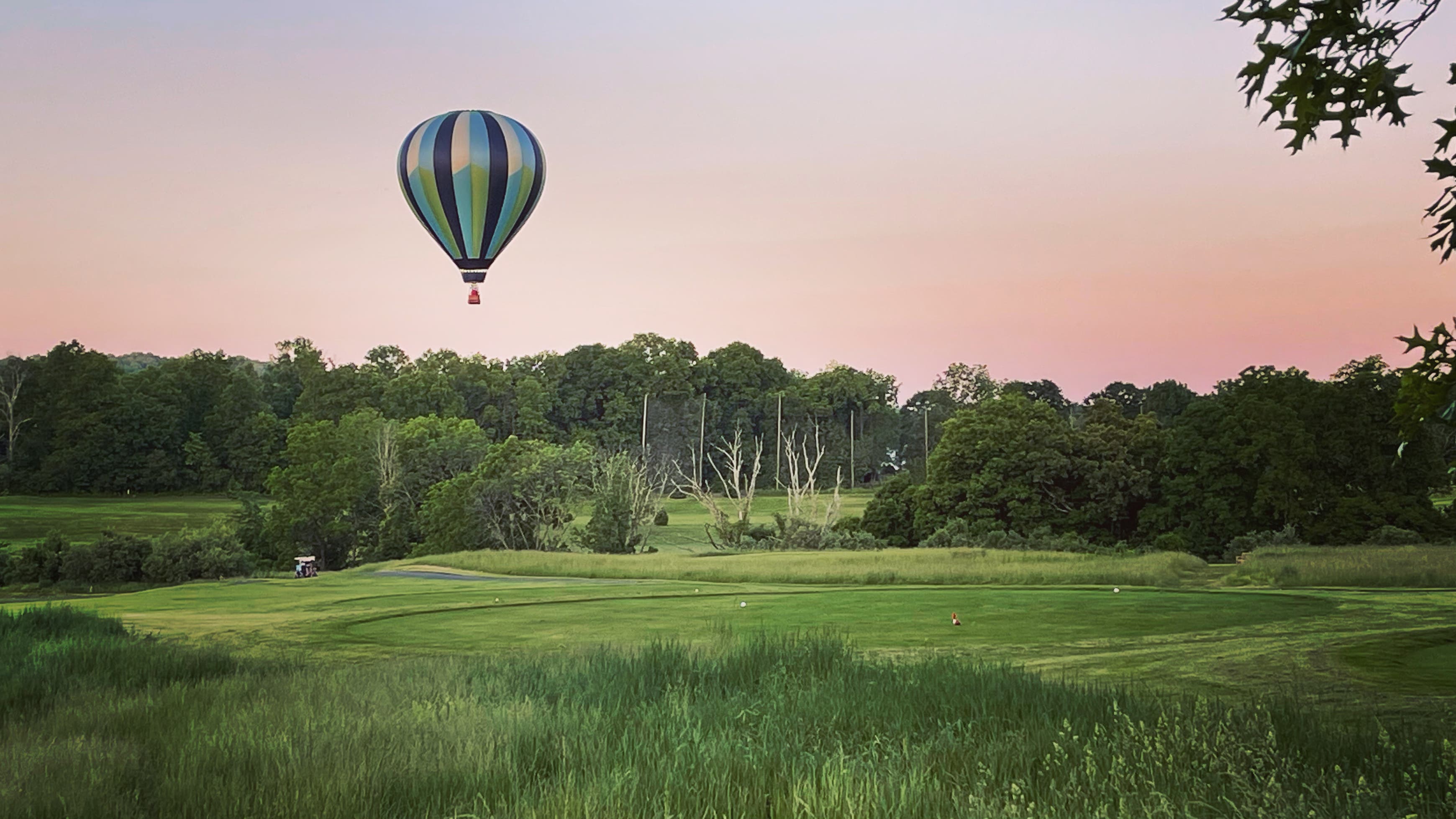 Landscape putting greens and fairway photo of the High Bridge Hills Golf Club golf course
