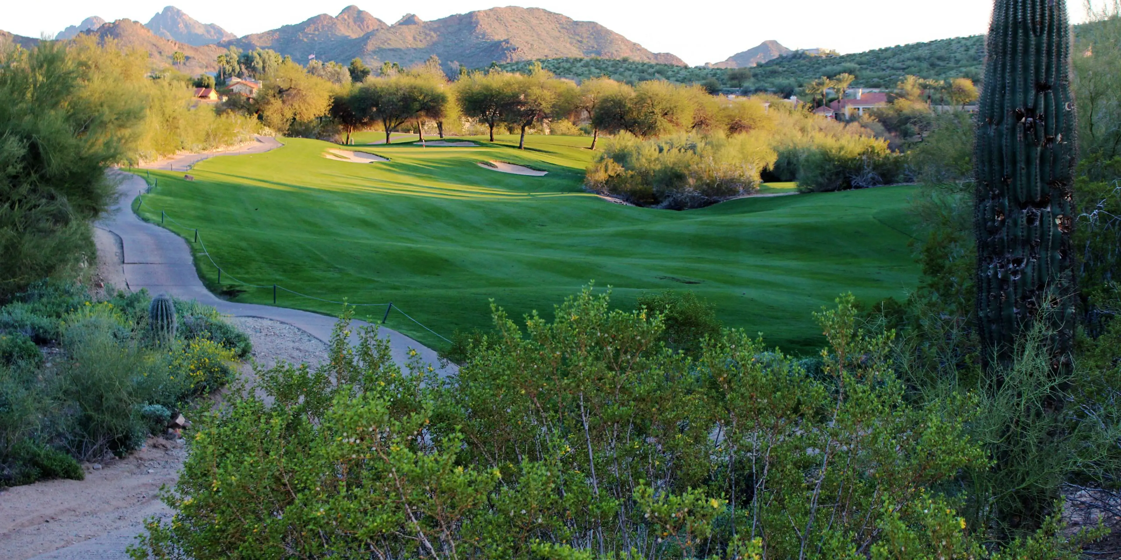 Landscape putting greens and fairway photo of the Lookout Mountain Golf Club golf course