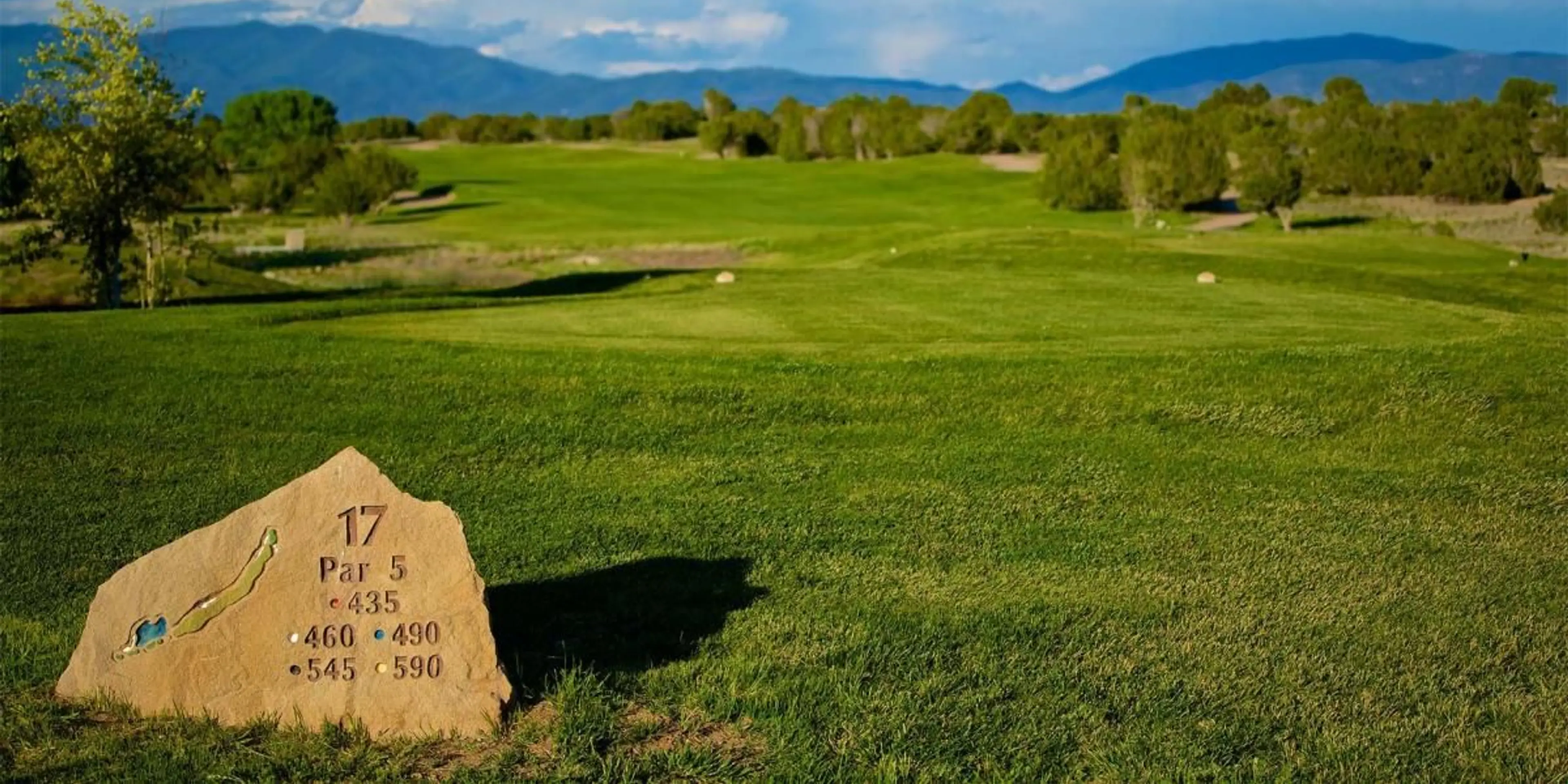 Landscape putting greens and fairway photo of the Marty Sanchez Links golf course