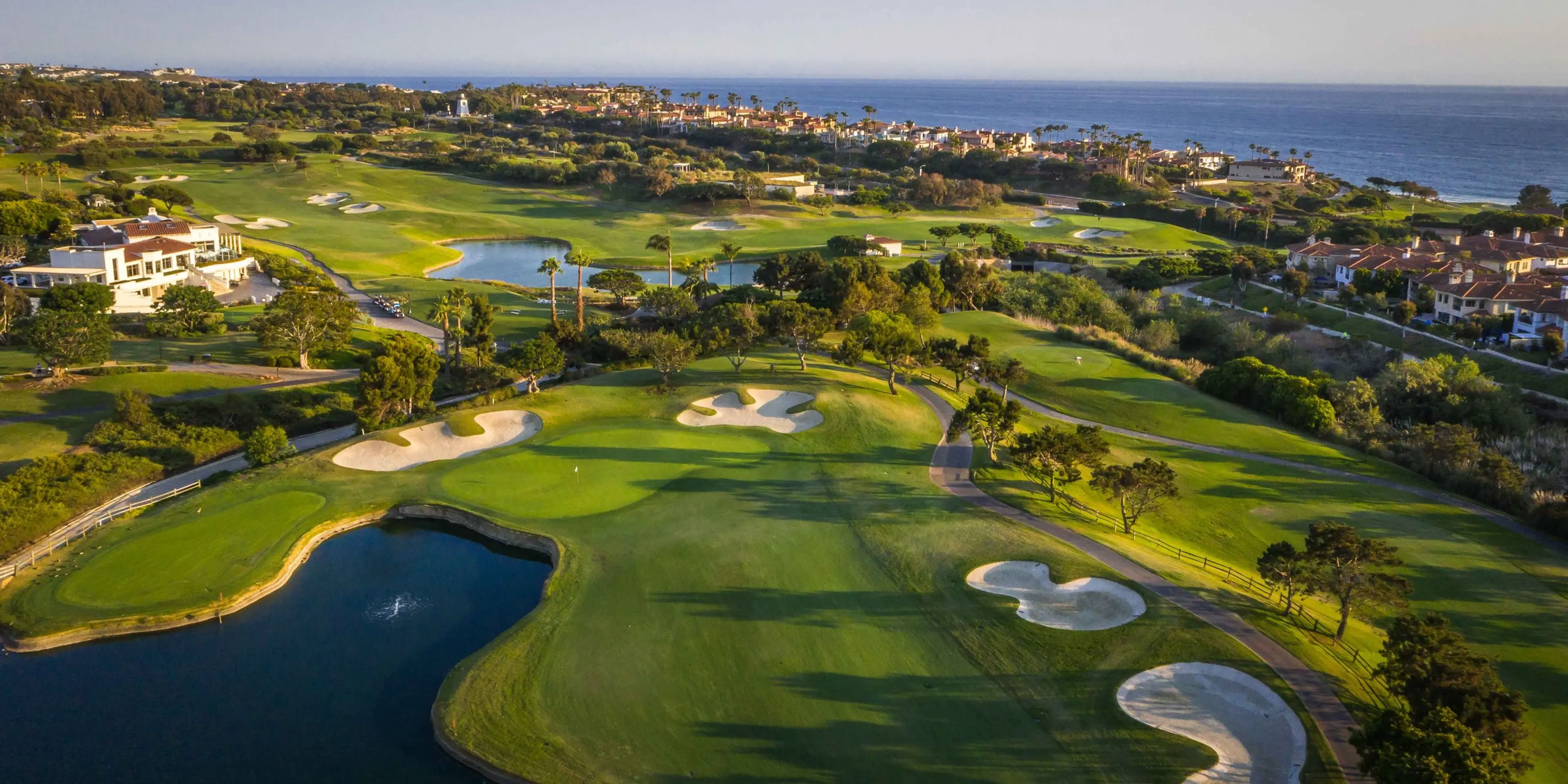 Landscape putting greens and fairway photo of the Monarch Beach Golf Links golf course