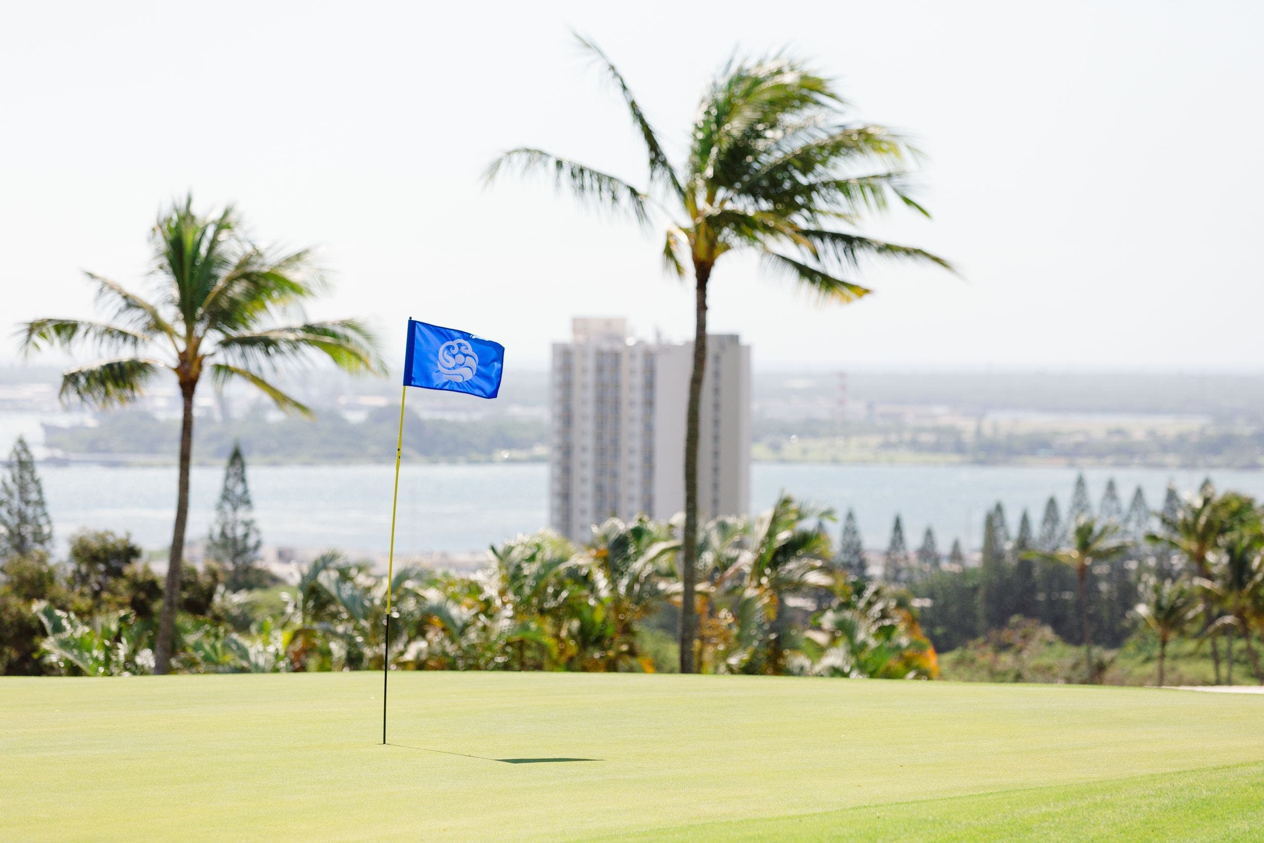 Landscape putting greens and fairway photo of the Pearl at Kalauao golf course