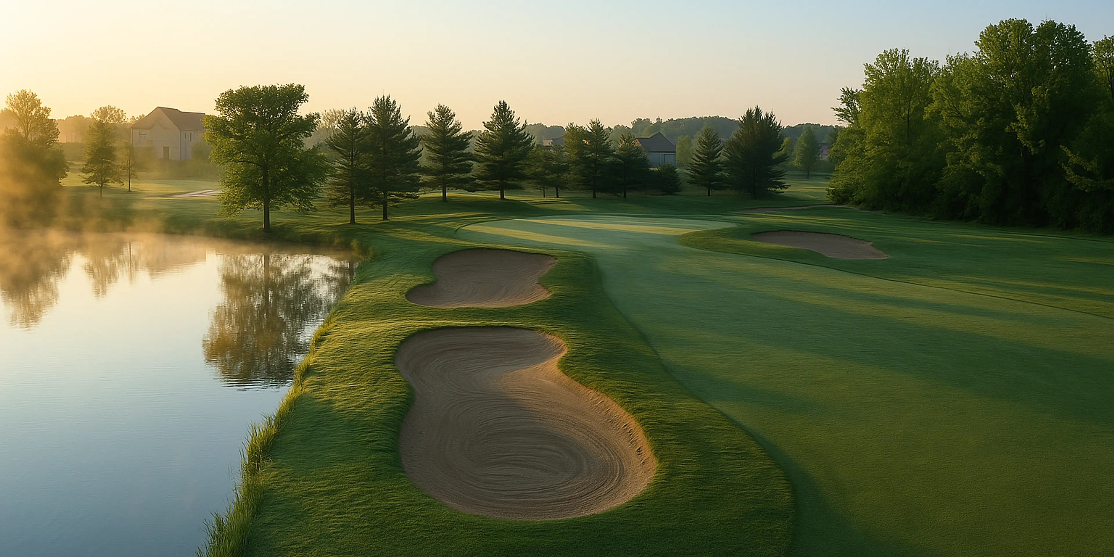 Landscape putting greens and fairway photo of the PohlCat Golf Course golf course