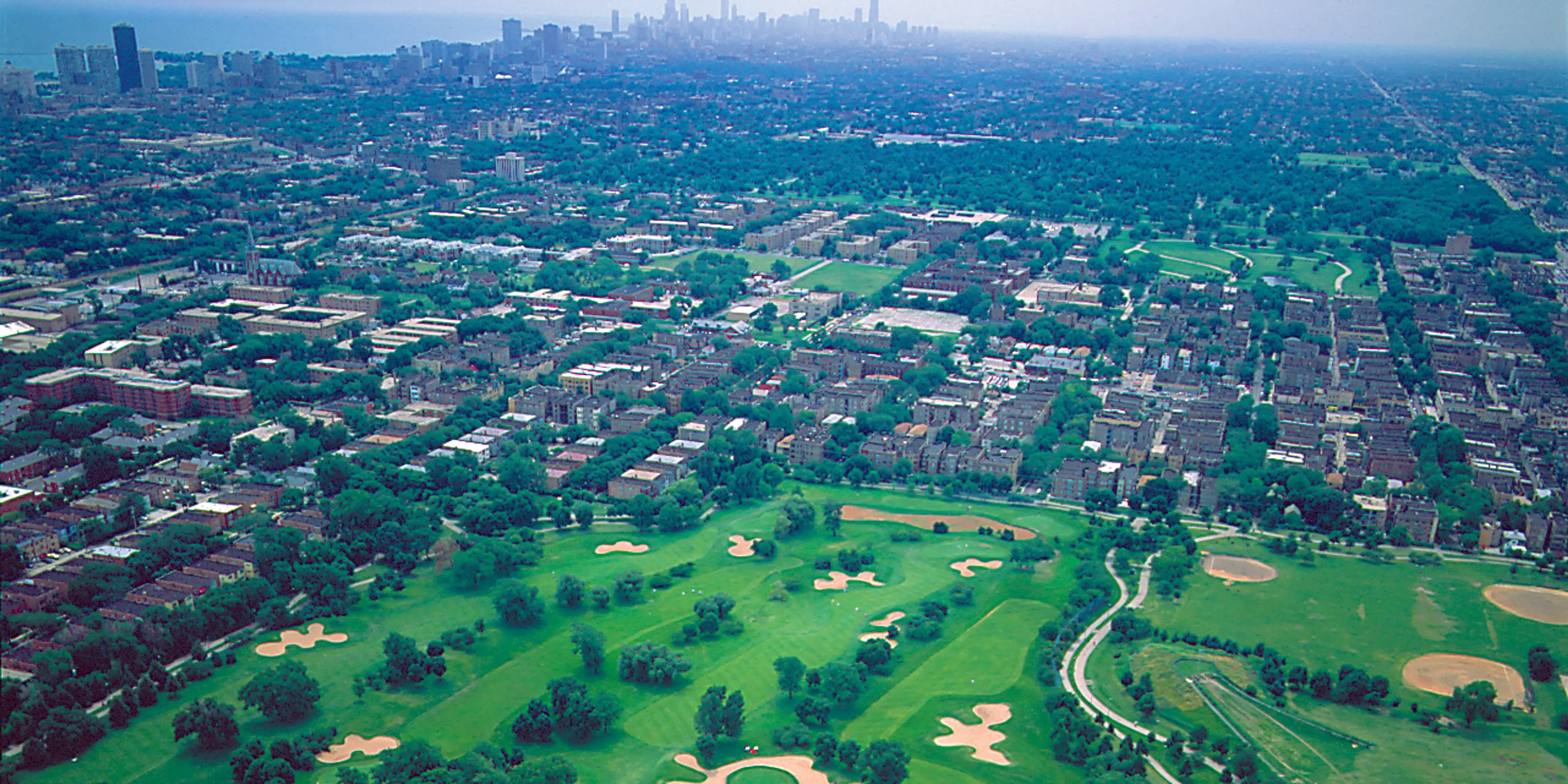 Landscape putting greens and fairway photo of the Robert A. Black Golf Course golf course
