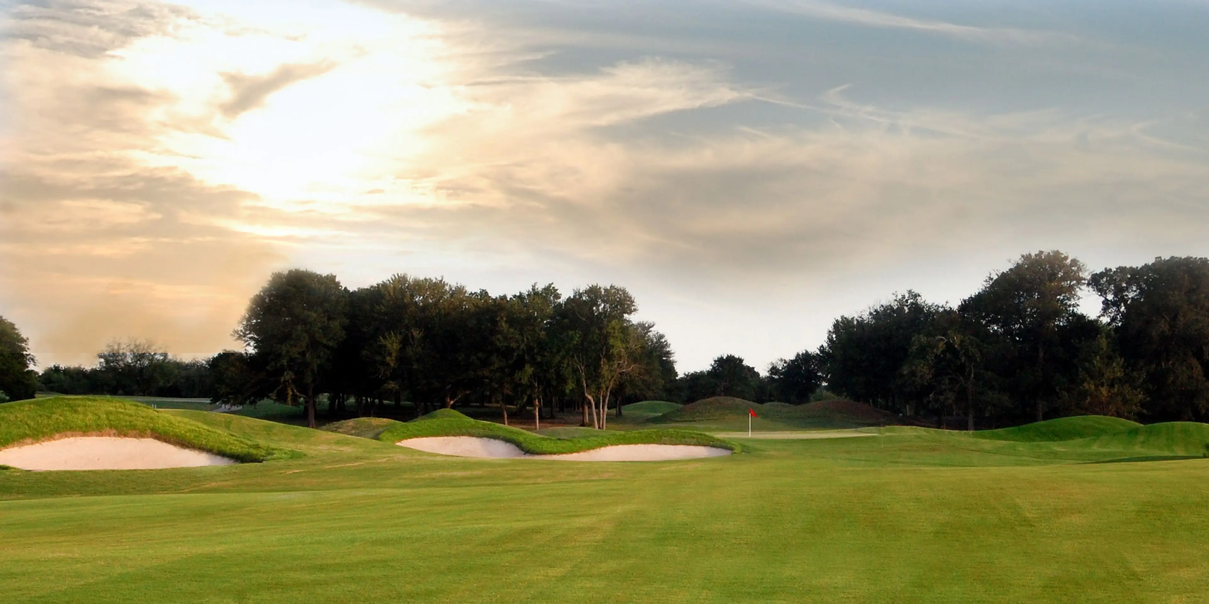 Landscape putting greens and fairway photo of the Split Rail Golf Club golf course