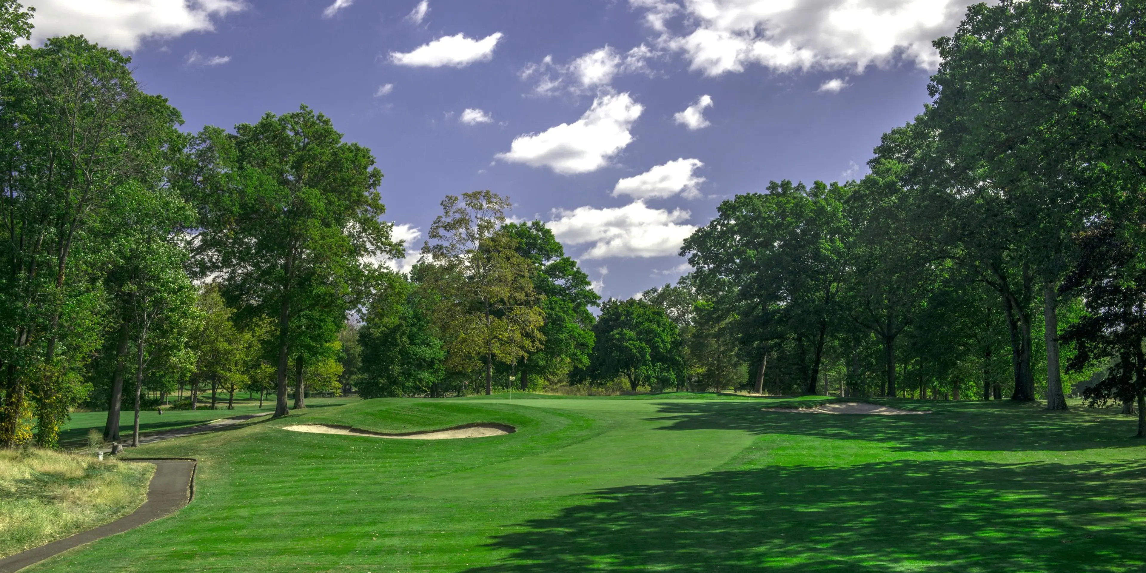 Landscape putting greens and fairway photo of the Spook Rock Golf Course golf course