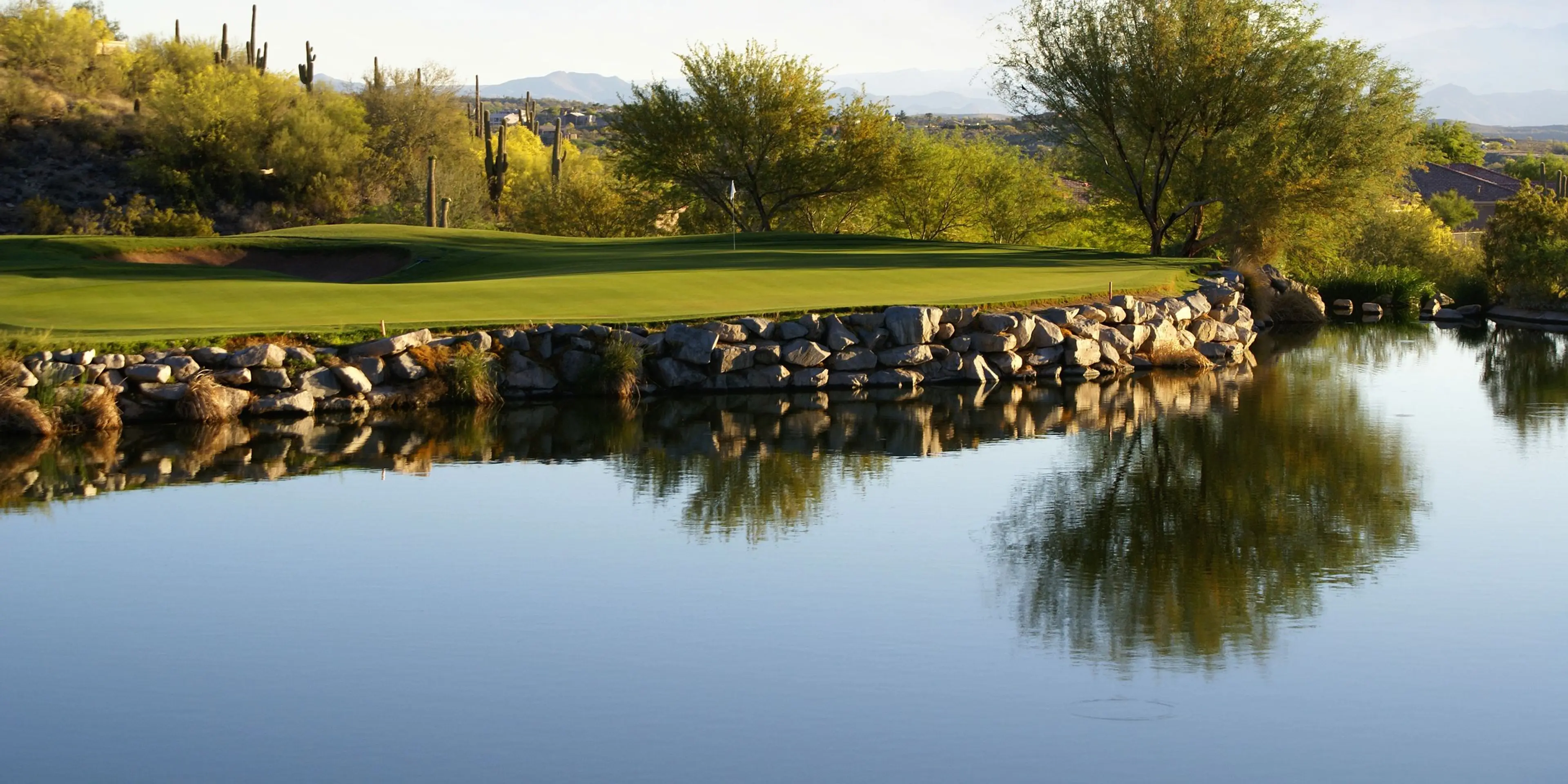 Landscape putting greens and fairway photo of the SunRidge Canyon Golf Club golf course