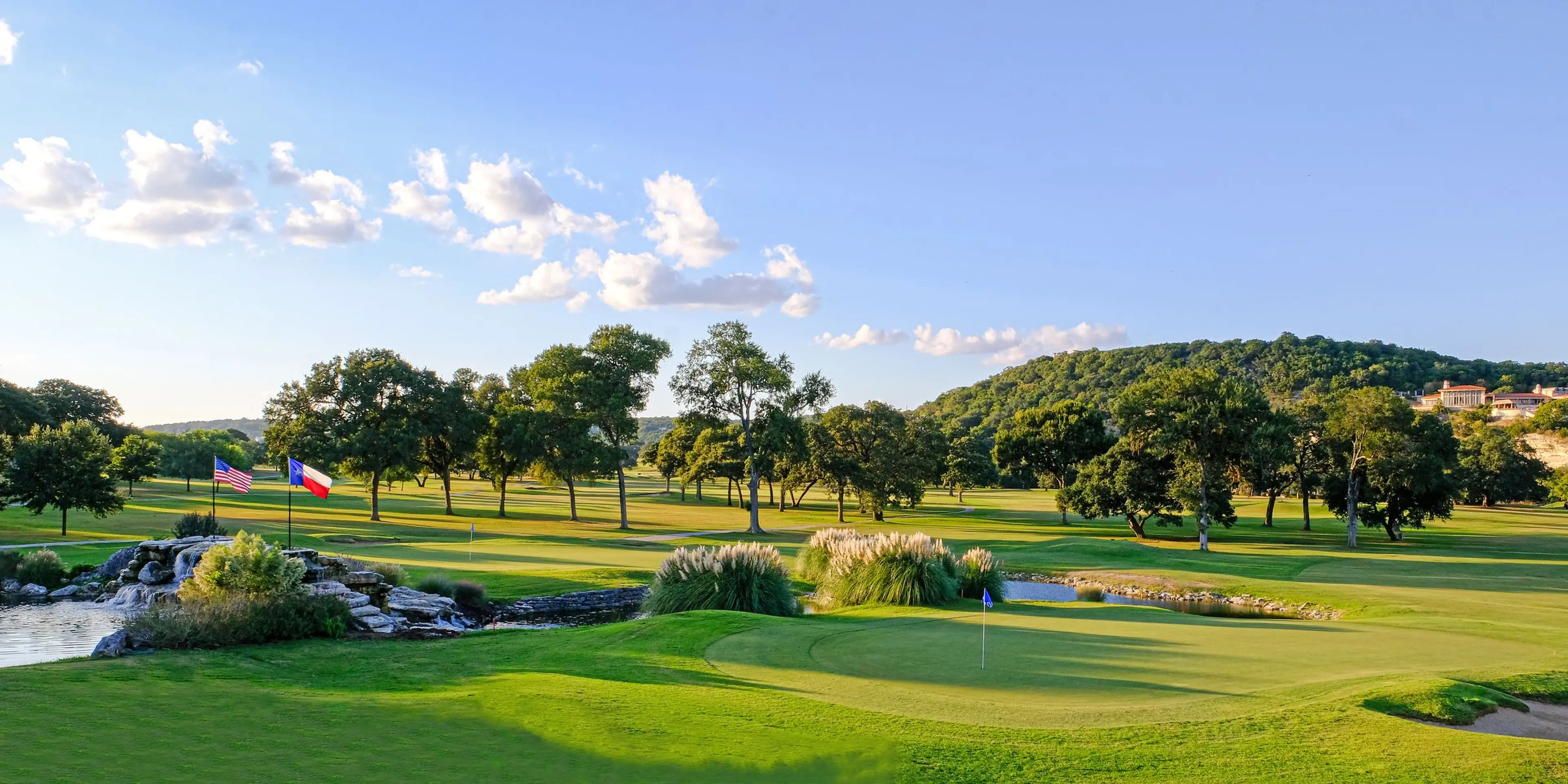 Landscape putting greens and fairway photo of the Tapatio Springs Hill Country Resort golf course