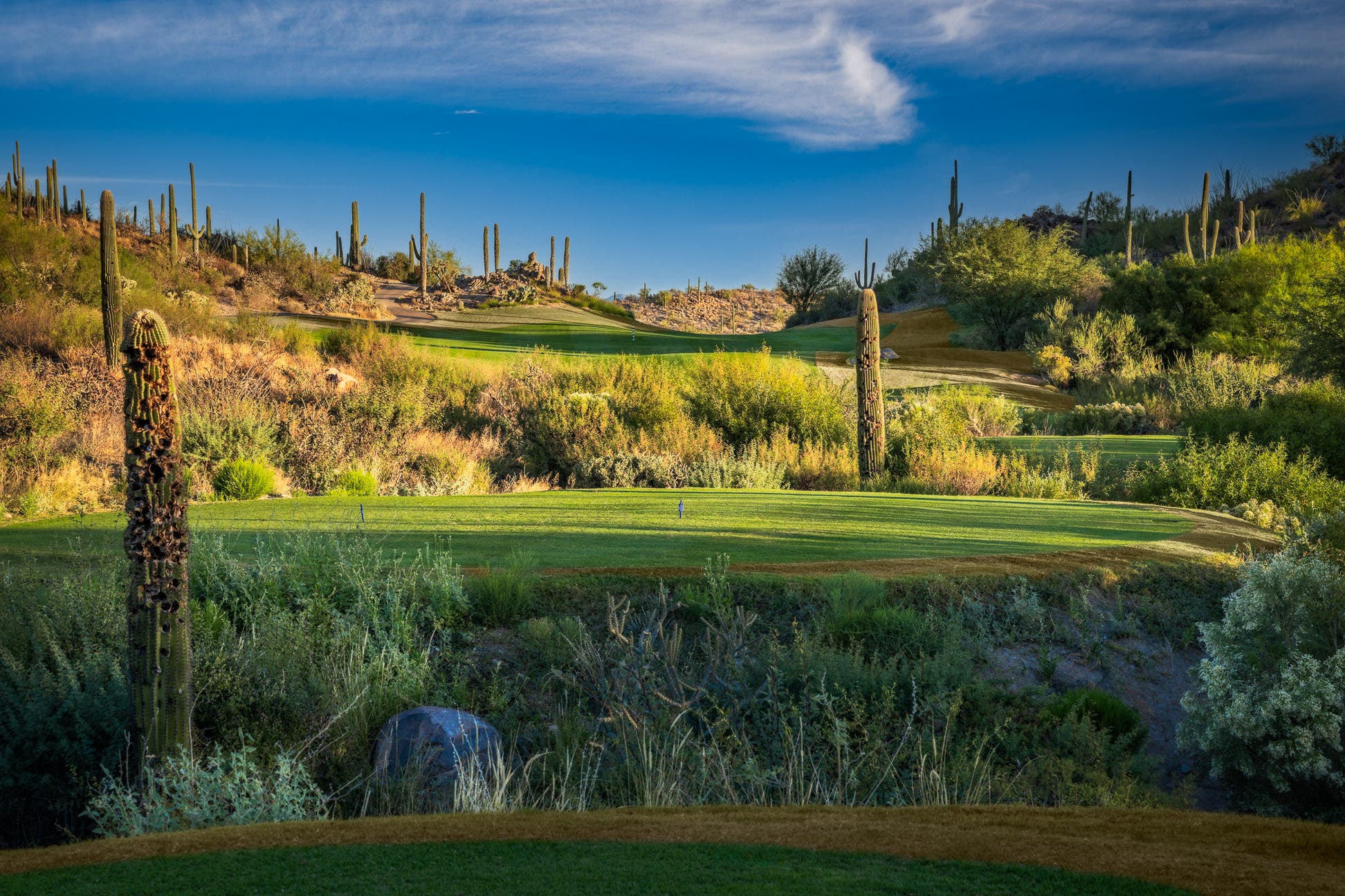 Landscape putting greens and fairway photo of the The Club at Starr Pass golf course