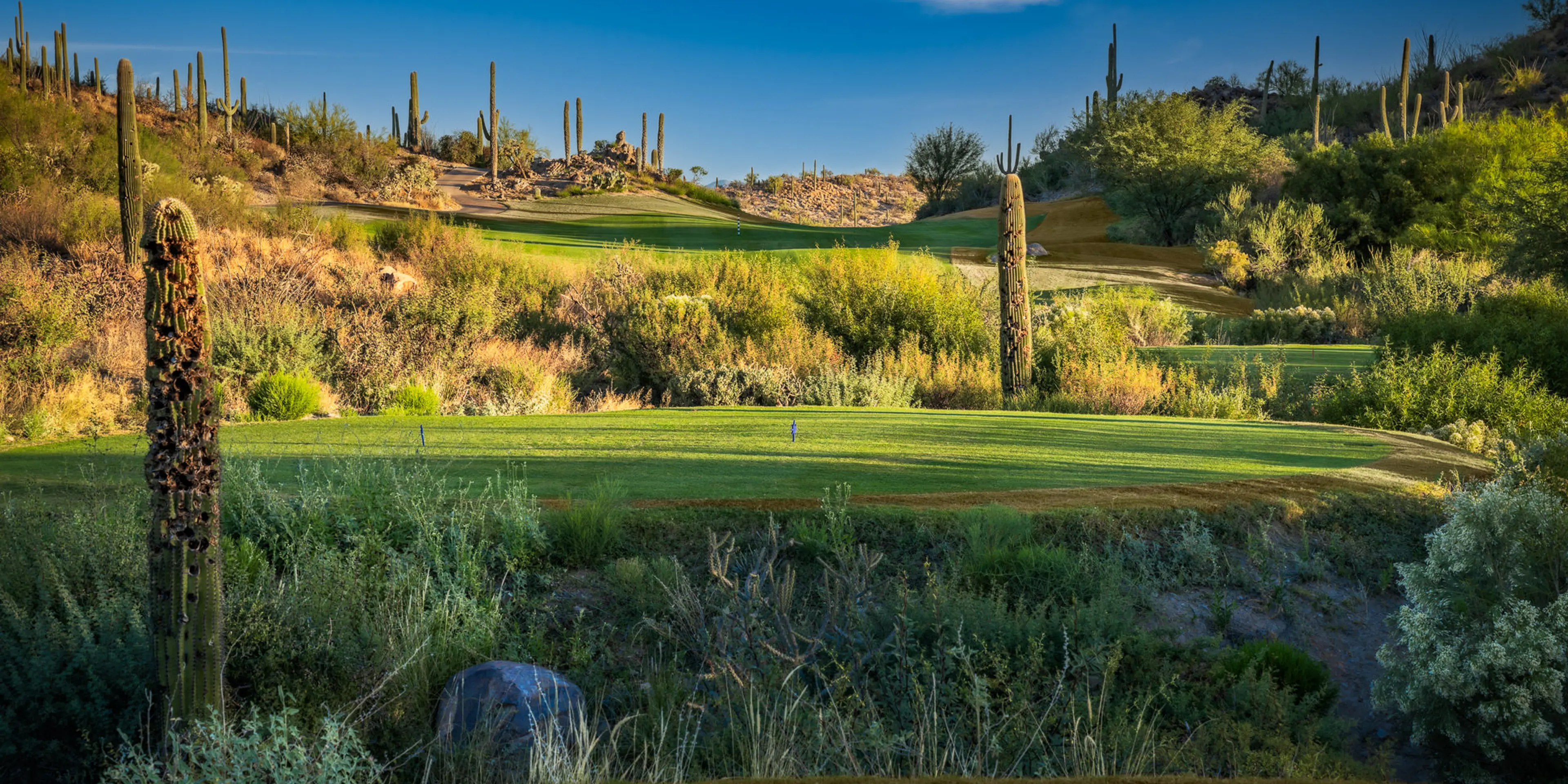 Landscape putting greens and fairway photo of the The Club at Starr Pass golf course