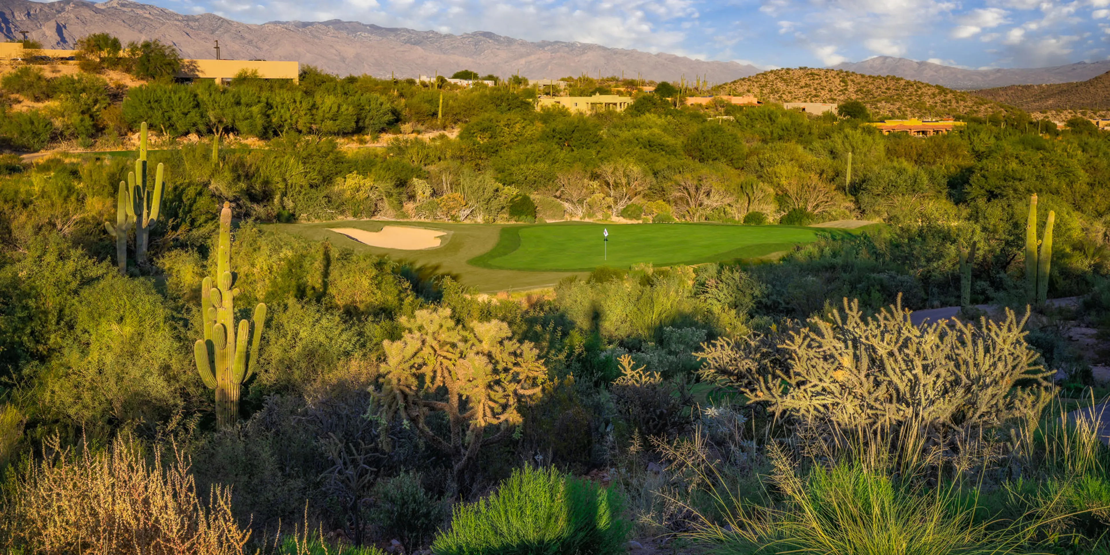 Landscape putting greens and fairway photo of the The Club at Starr Pass golf course