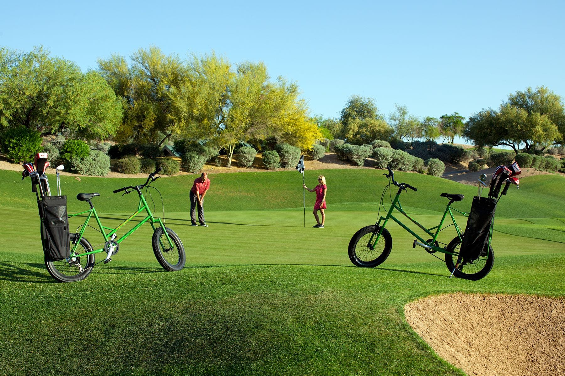 Landscape putting greens and fairway photo of the The Westin Kierland Golf Club golf course