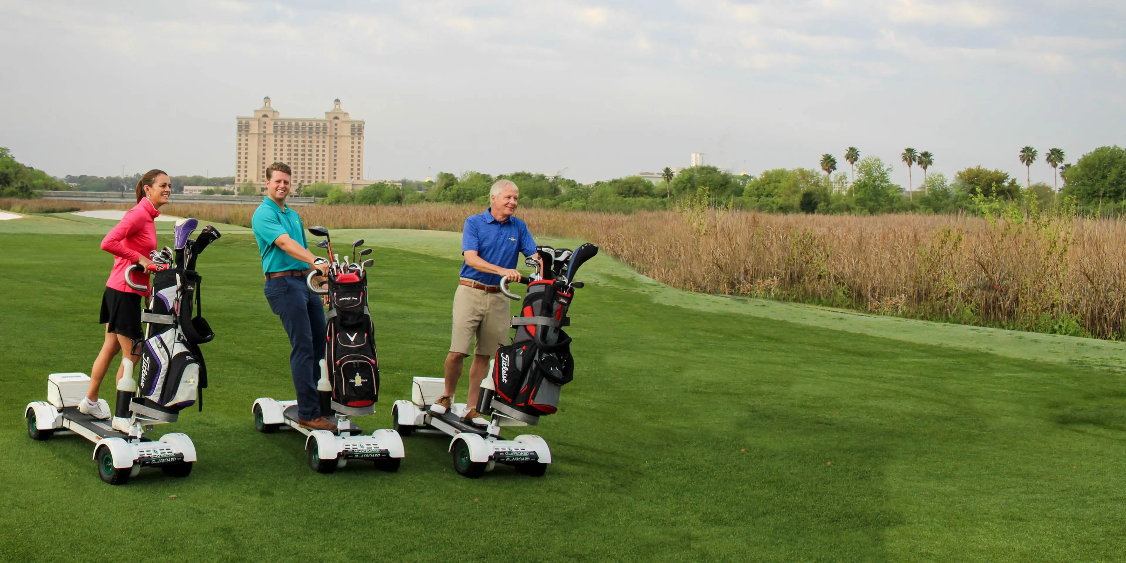 Landscape putting greens and fairway photo of the The Westin Savannah Harbor Golf Resort & Spa golf course
