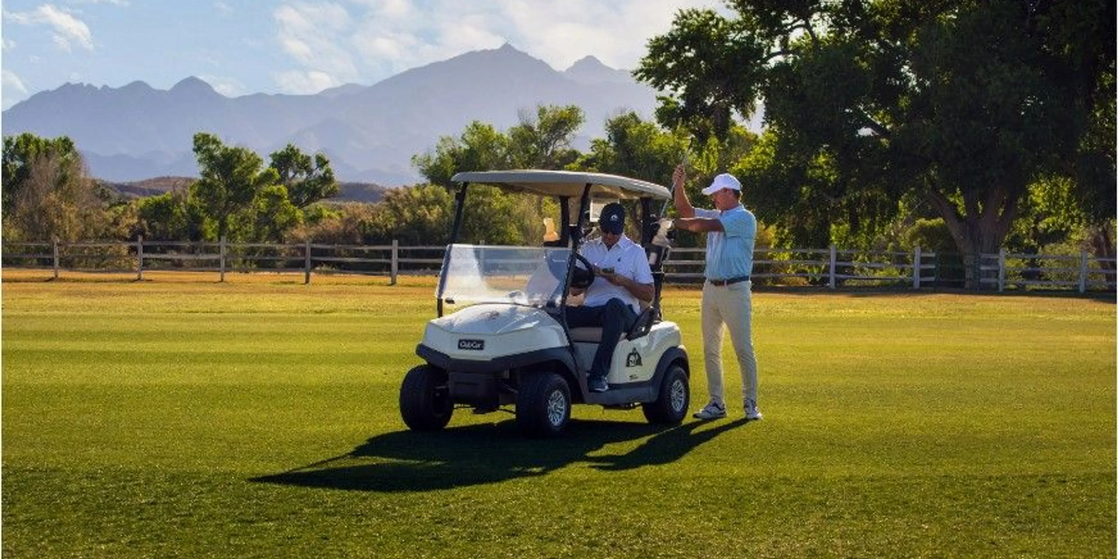 Landscape putting greens and fairway photo of the Tubac Golf Resort & Spa golf course