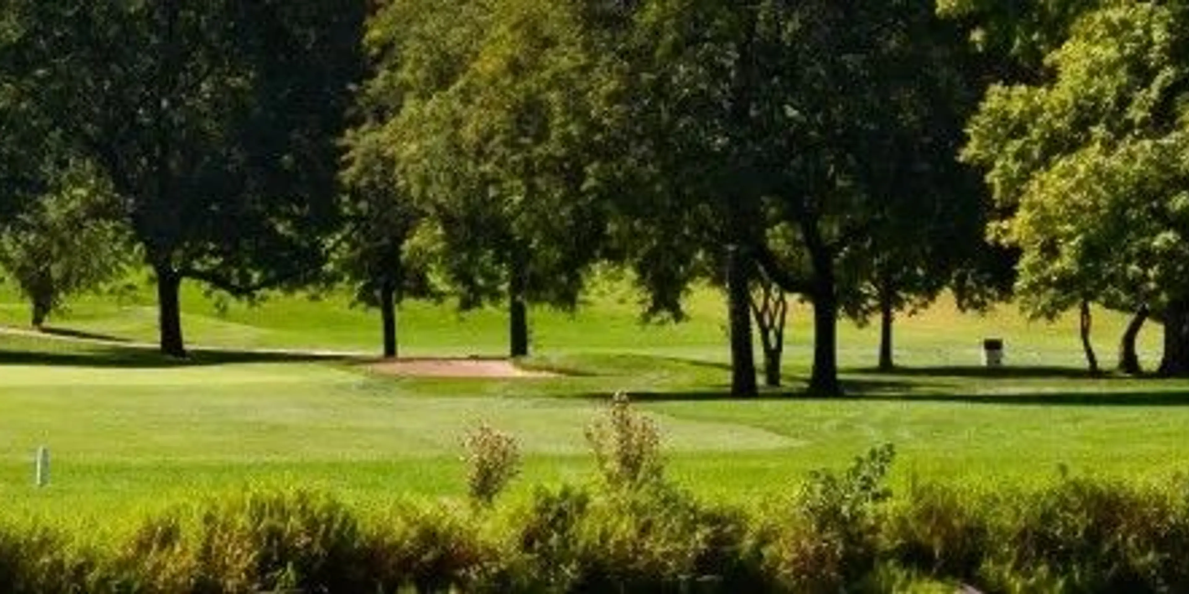 Landscape putting greens and fairway photo of the Washington Park Golf Course golf course