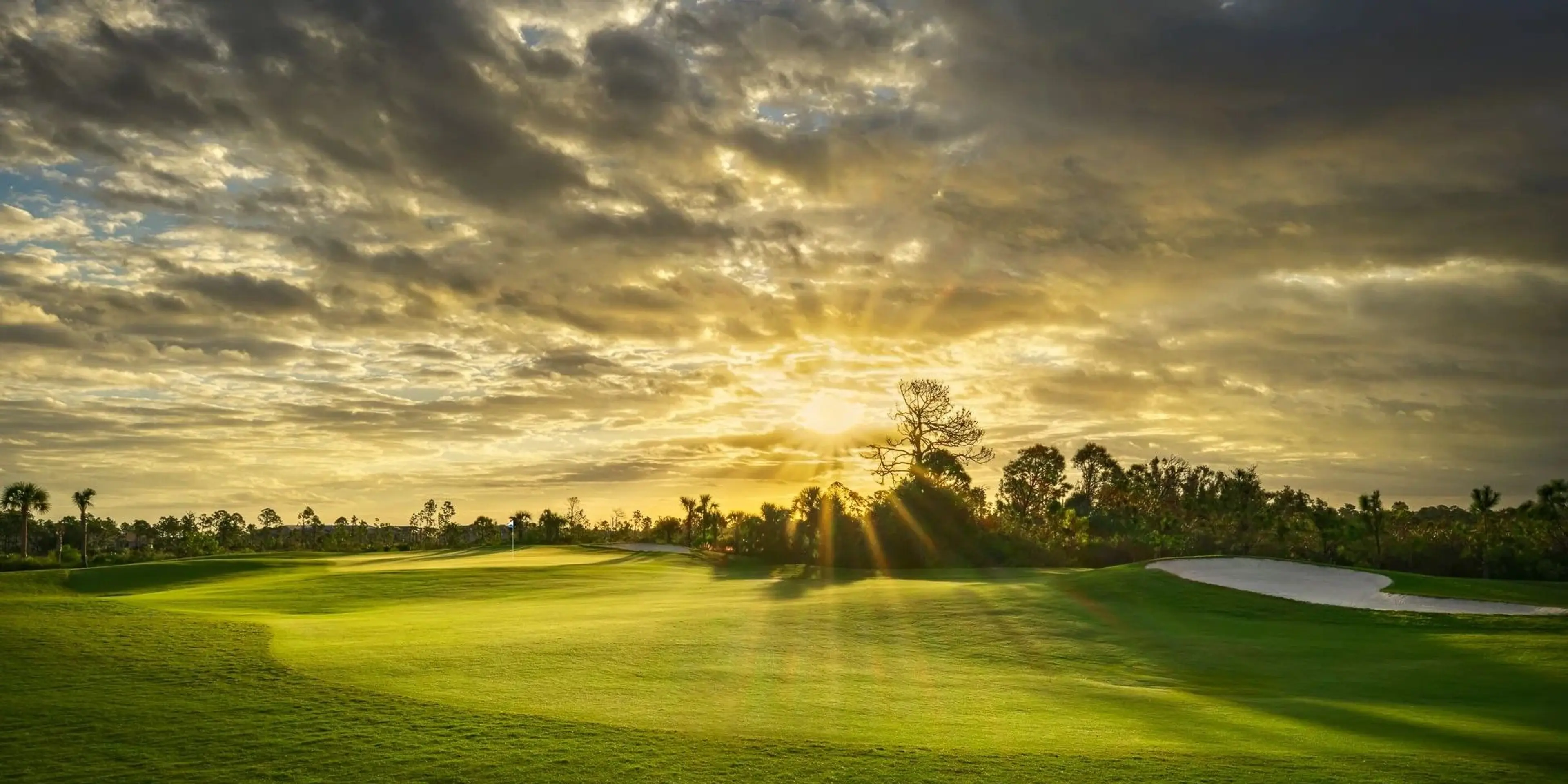 Landscape putting greens and fairway photo of the Wellen Park Golf & Country Club golf course