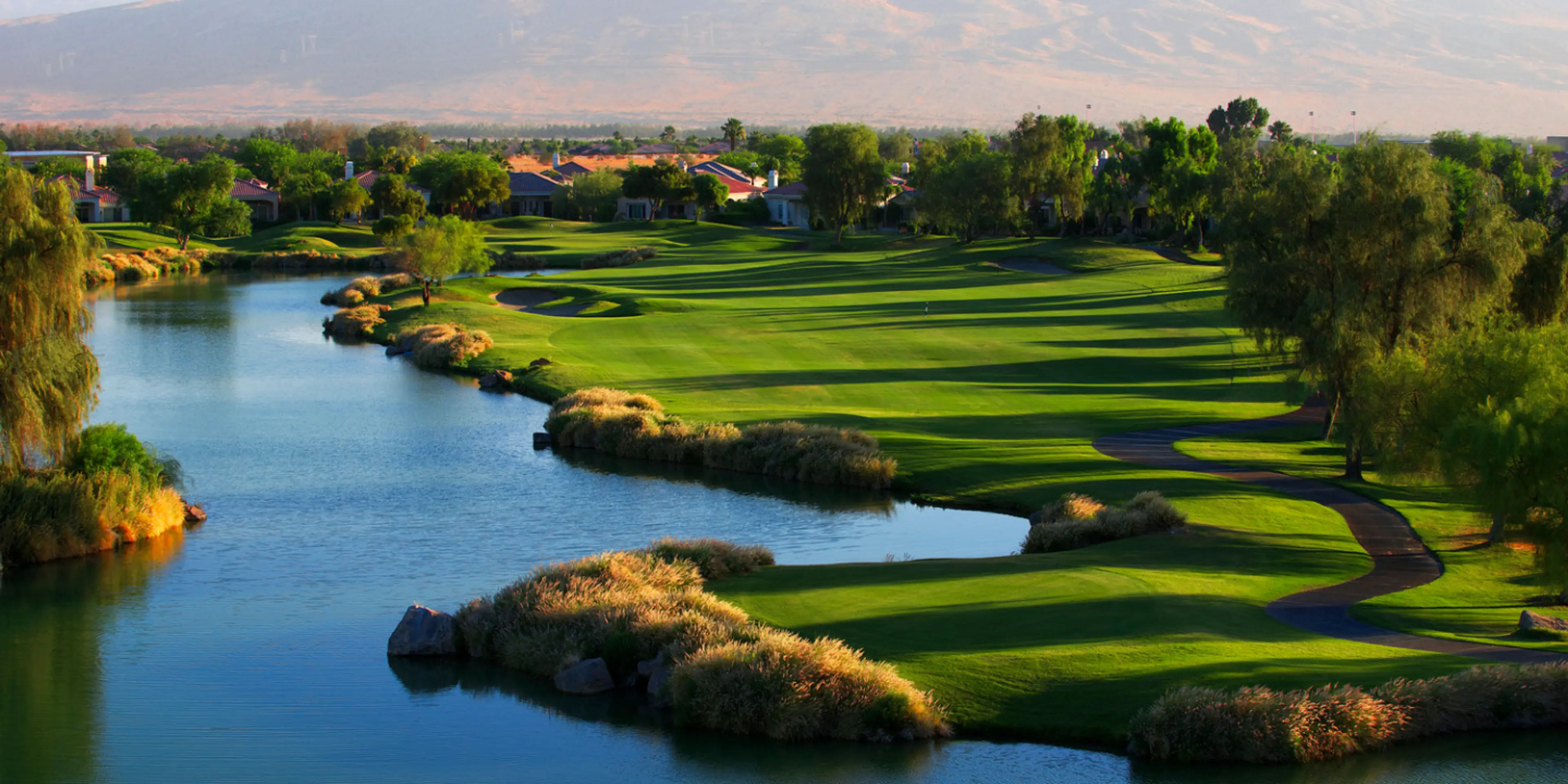 Landscape putting greens and fairway photo of the Westin Rancho Mirage Golf Resort & Spa golf course