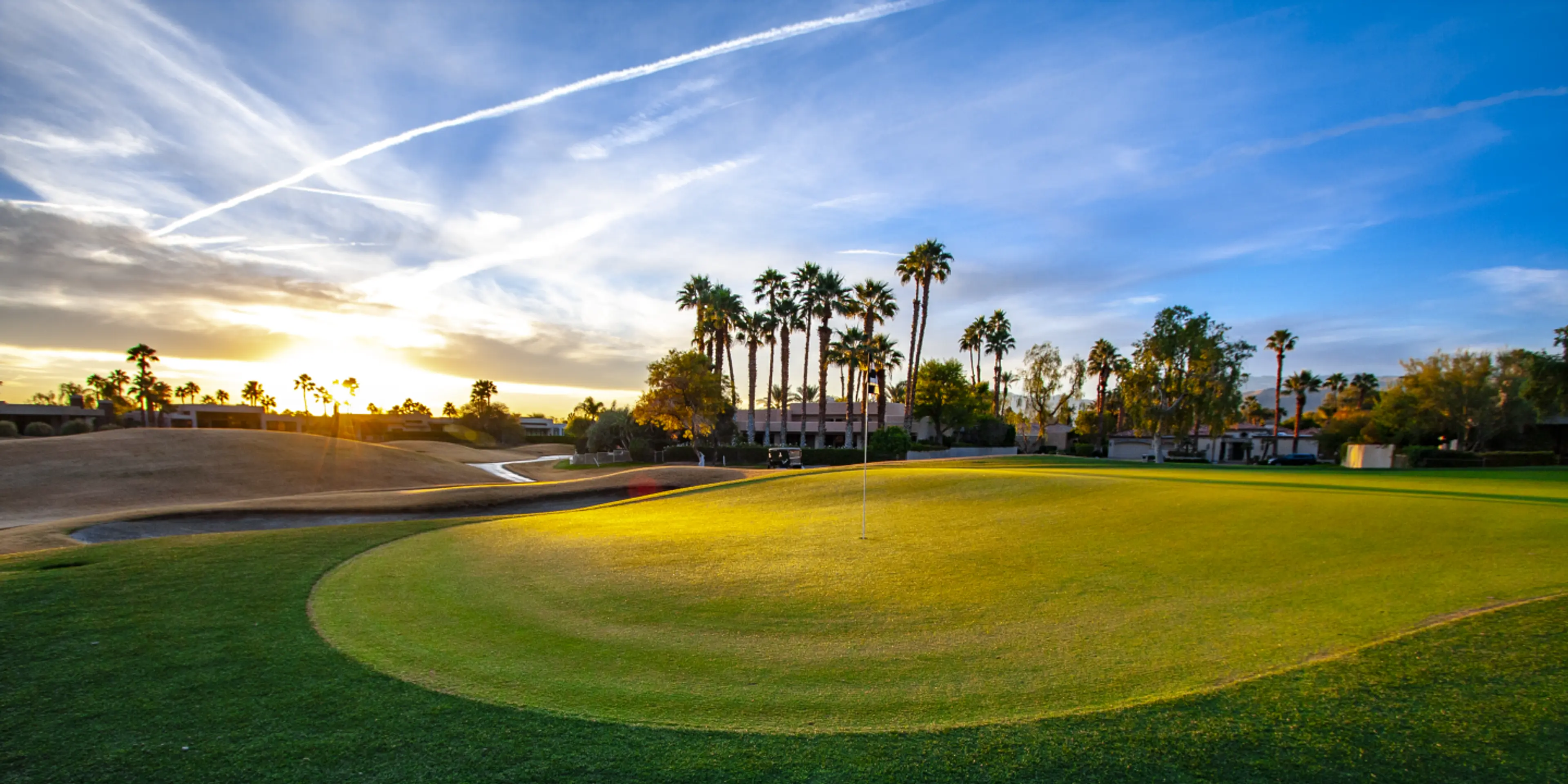 Landscape putting greens and fairway photo of the Westin Rancho Mirage Golf Resort & Spa golf course