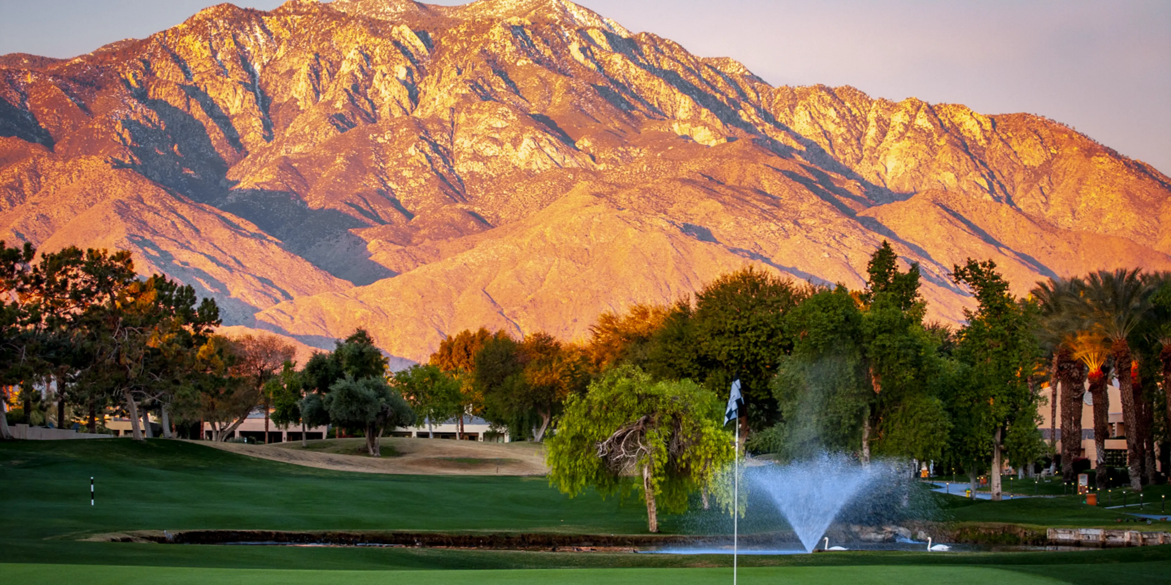 Landscape putting greens and fairway photo of the Westin Rancho Mirage Golf Resort & Spa golf course