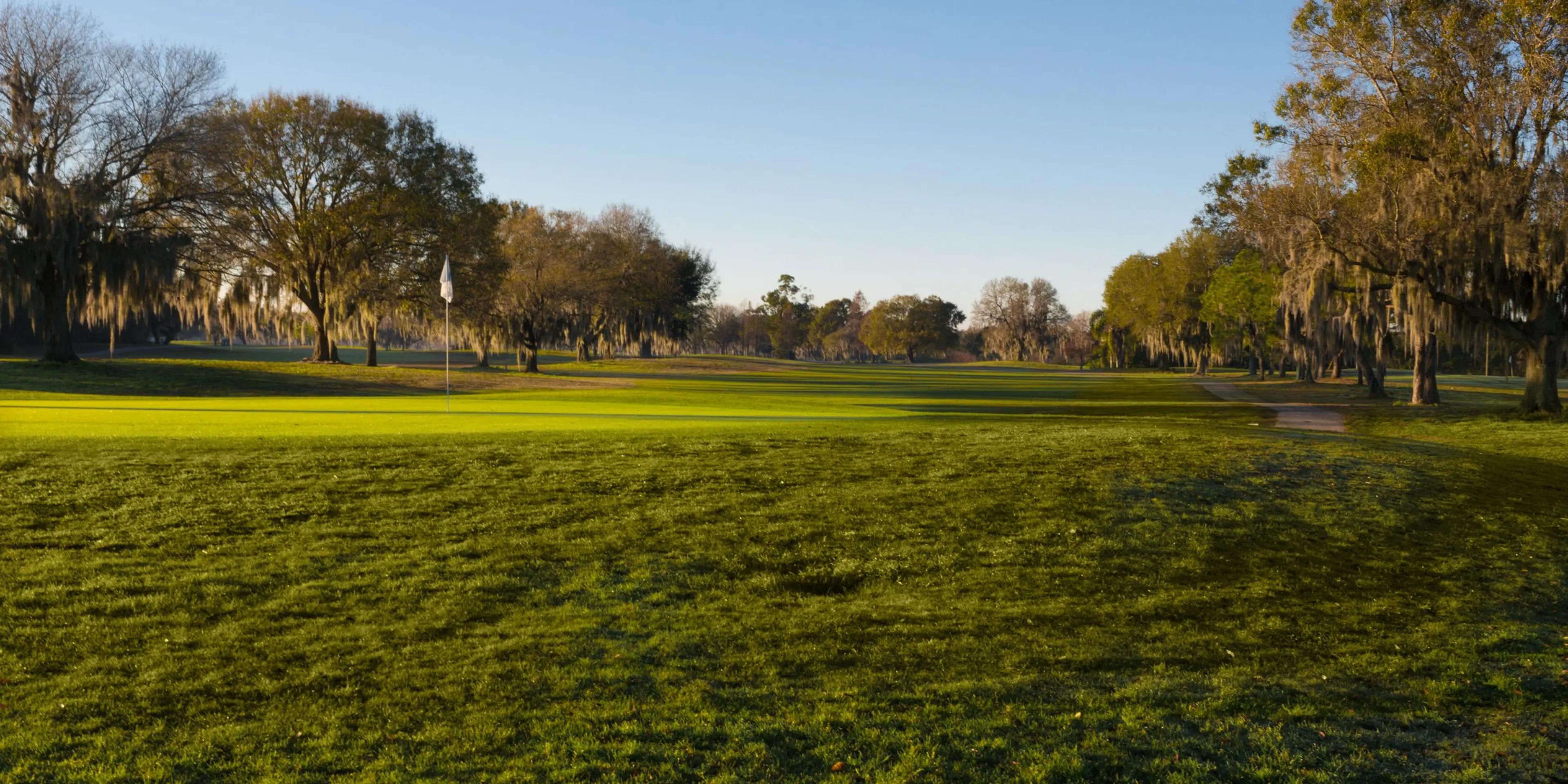 Landscape putting greens and fairway photo of the Willowbrook Golf Course golf course