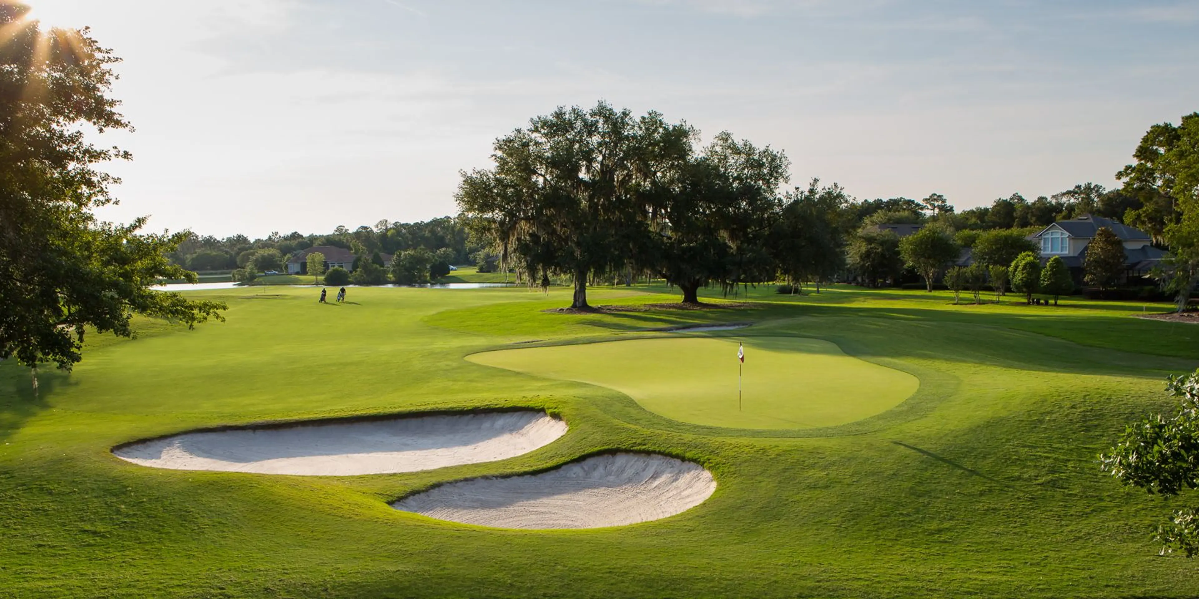 Landscape putting greens and fairway photo of the World Golf Village golf course